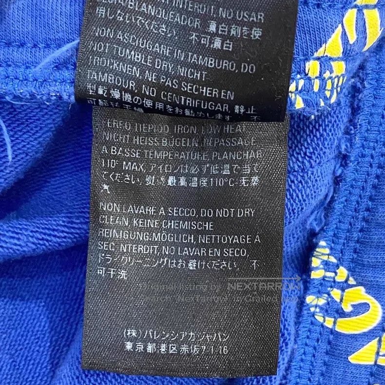 Balenciaga Balenciaga size M Blue Full Print Old Logo Sweatpants Size US 30 / EU 46 - 7 Thumbnail