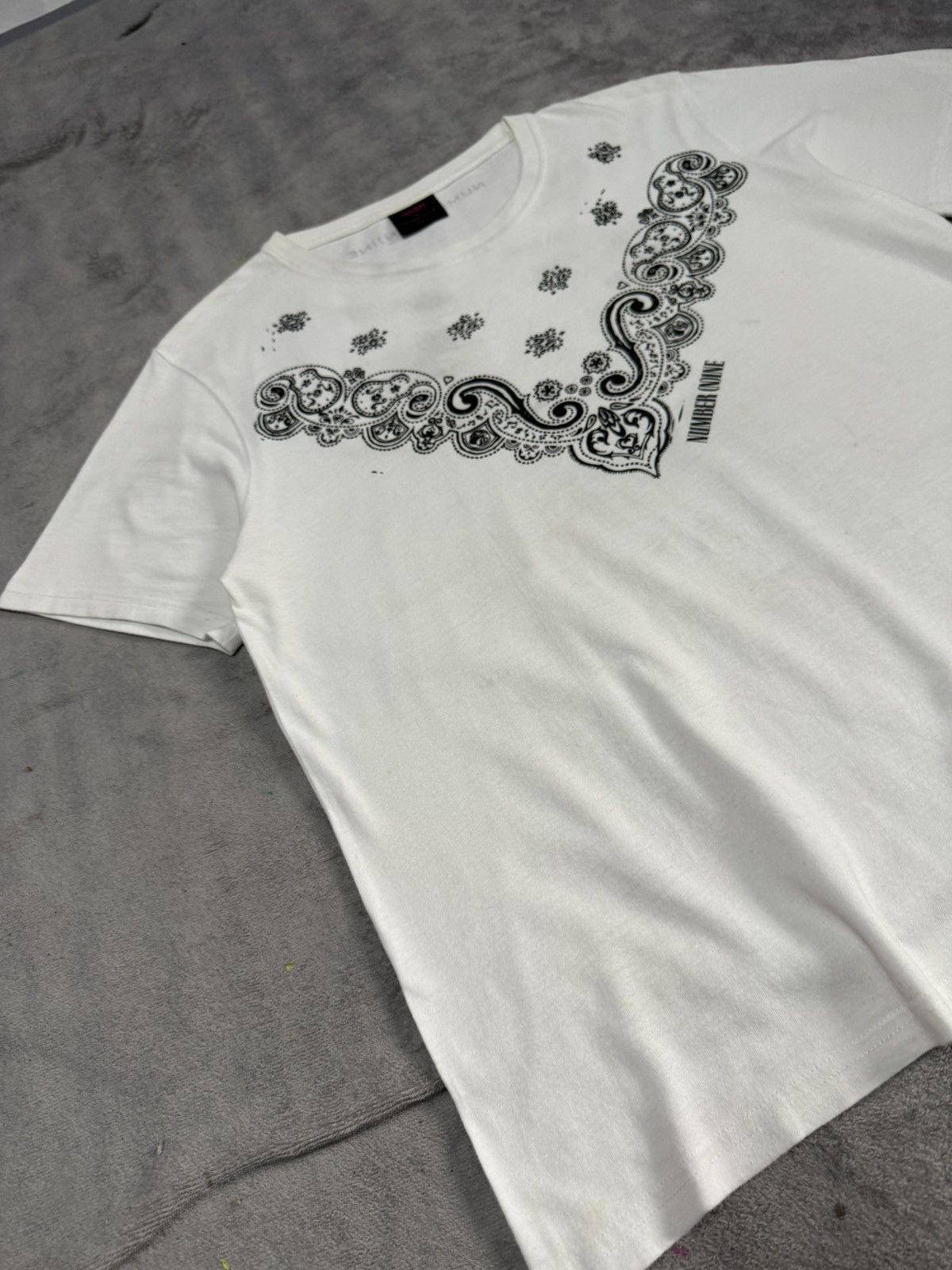 Marlboro × Number (N)ine Number Nine X Marlboro Paisley V Shape Boxy Tshirt Size US M / EU 48-50 / 2 - 4 Thumbnail
