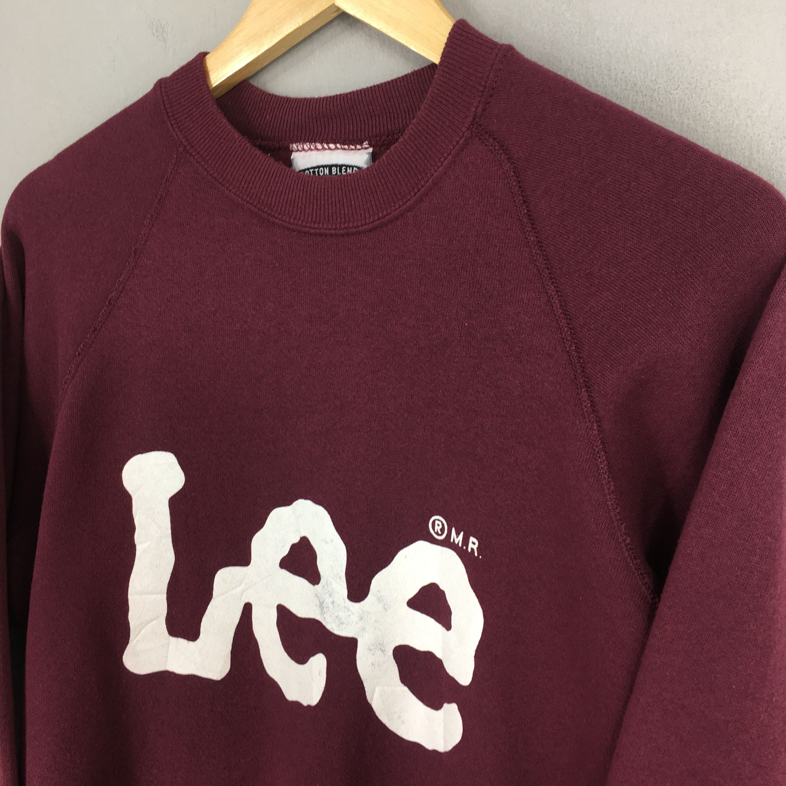 Jean Vintage 90s Lee Jeans Sweatshirt Medium Size US M / EU 48-50 / 2 - 3 Thumbnail