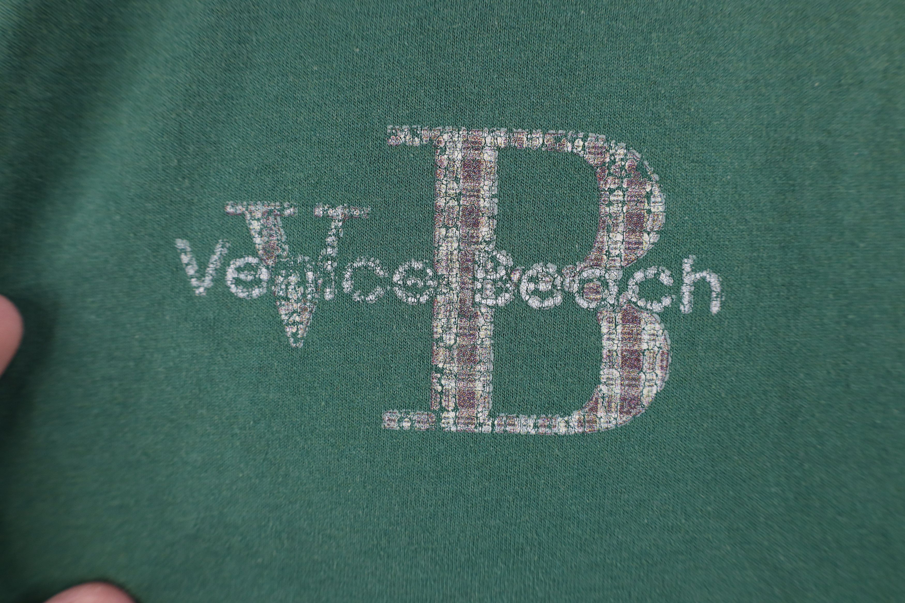 Vintage Vintage 90s Streetwear Spell Out Venice Beach T-Shirt Green Size US XL / EU 56 / 4 - 4 Thumbnail