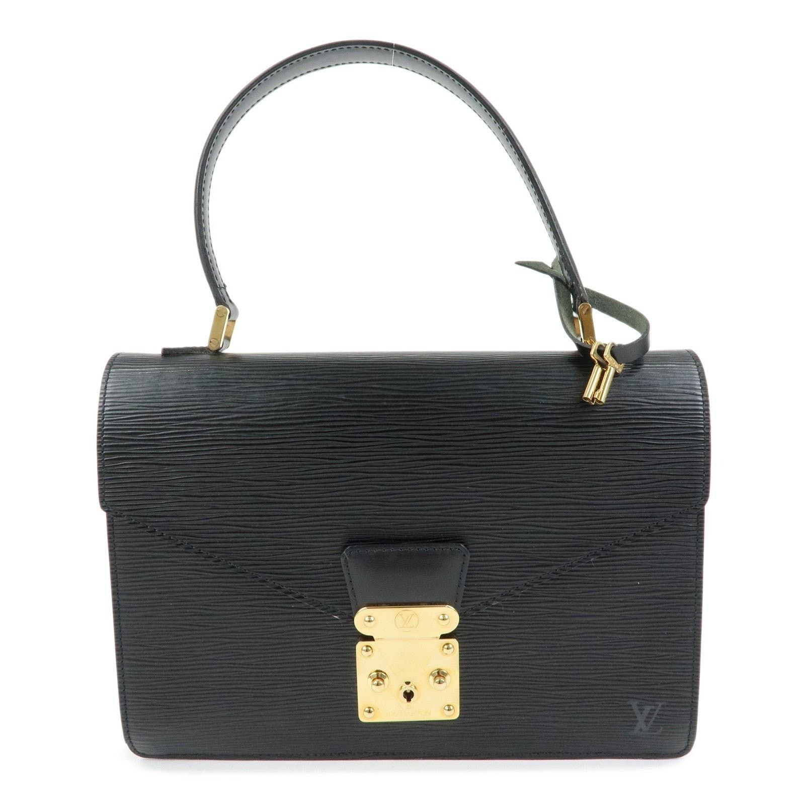 Louis Vuitton Louis Vuitton Epi Concorde Top Handle Bag Black Size ONE SIZE - 1 Thumbnail