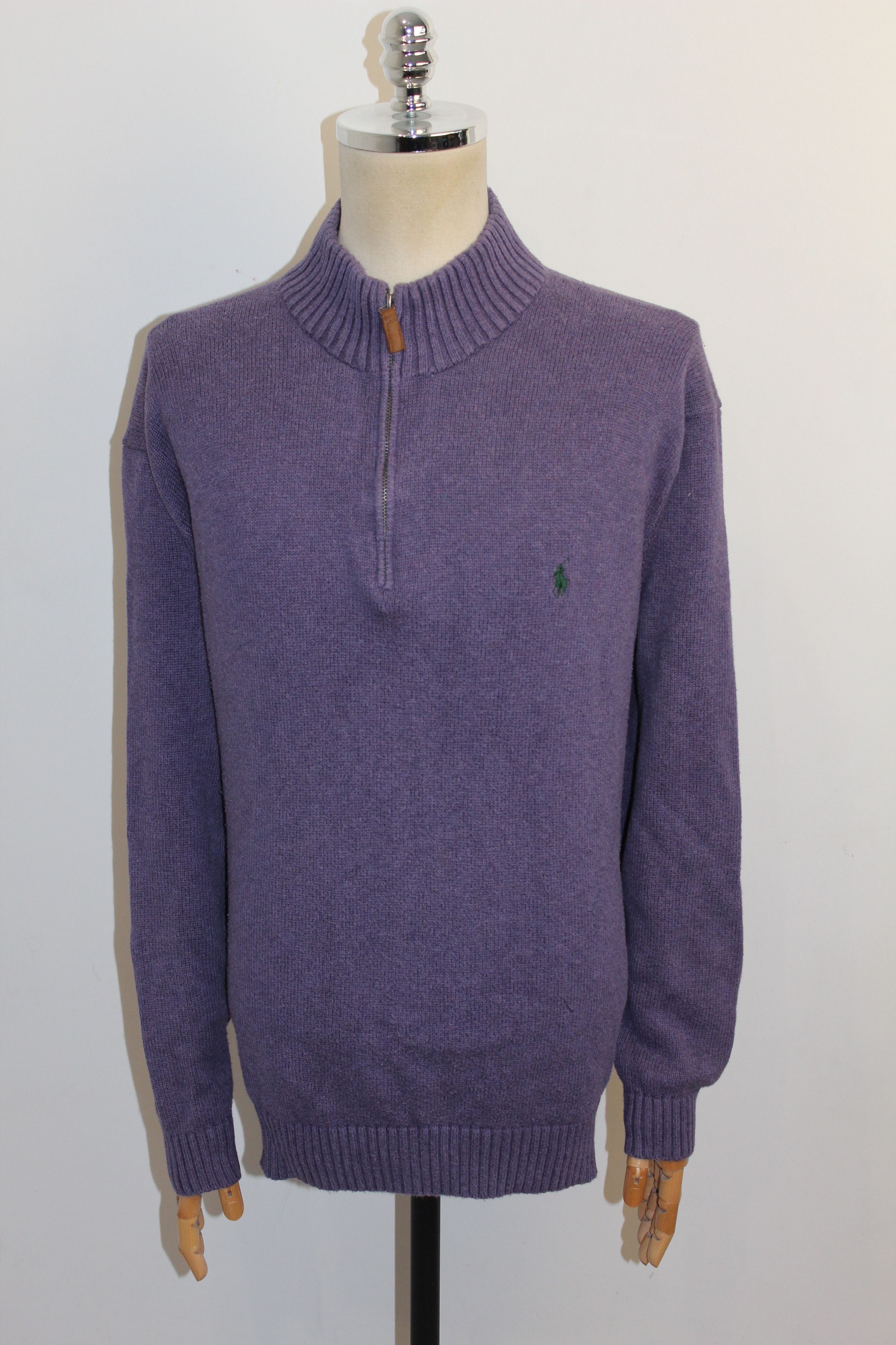 Polo Ralph Lauren Men's RALPH LAUREN Zip Neck Wool Jumper Size US XXL / EU 58 / 5 - 1 Thumbnail