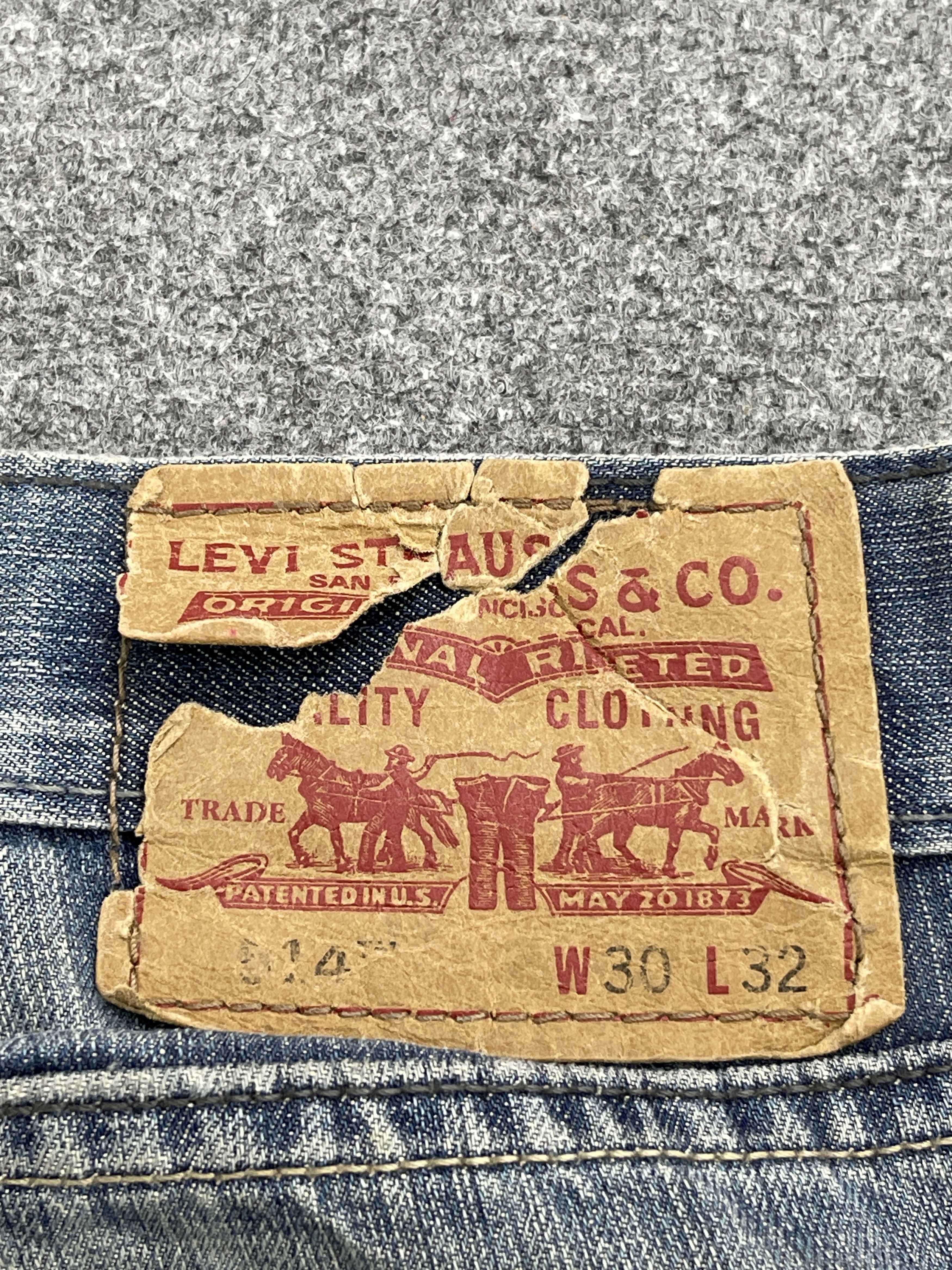 Levi's Vintage Levis 514 Slim Straight Jeans DP2497 Size US 30 / EU 46 - 5 Thumbnail