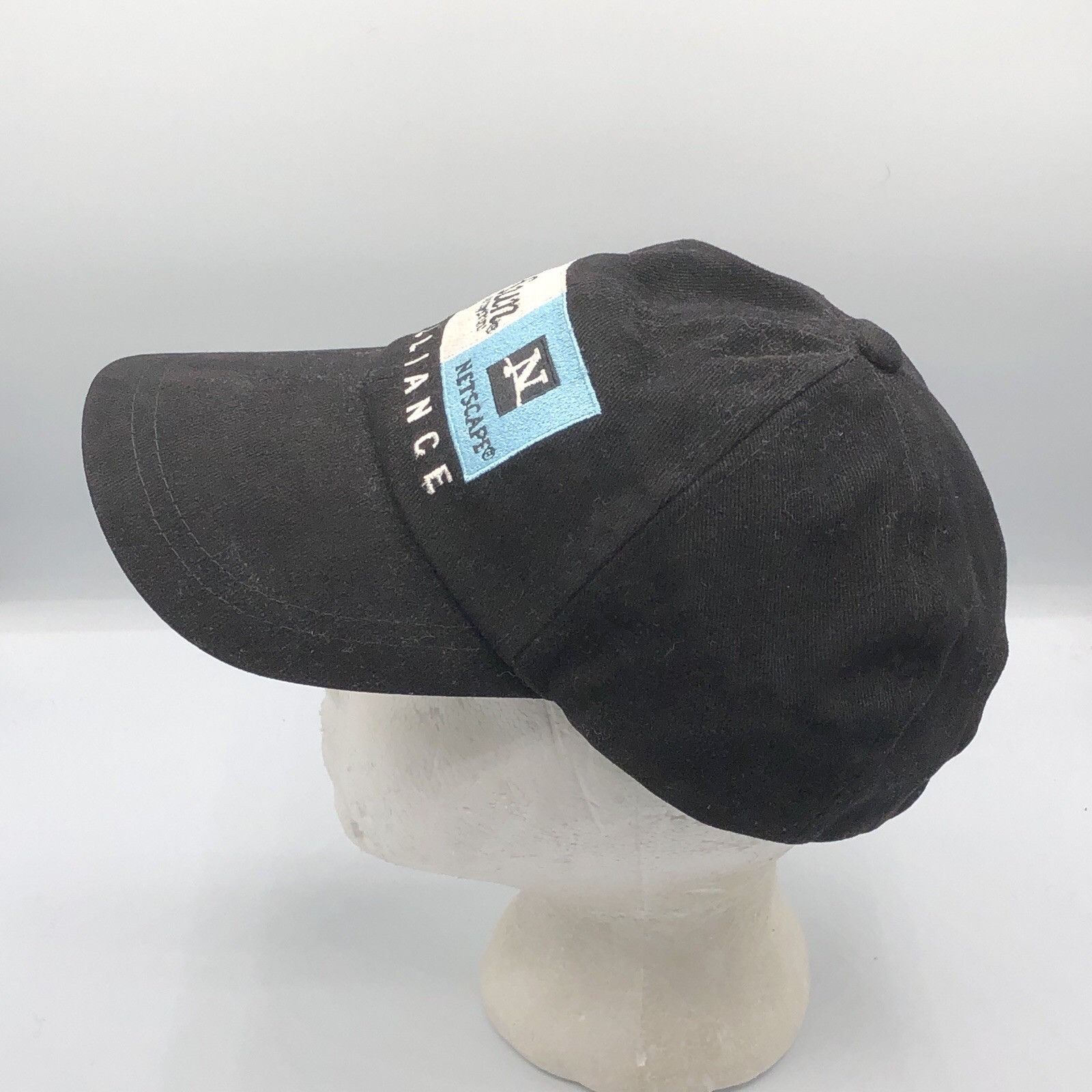 Vintage Rare Vintage Netscape Sun Microsystems Alliance Black Hat Size ONE SIZE - 4 Thumbnail