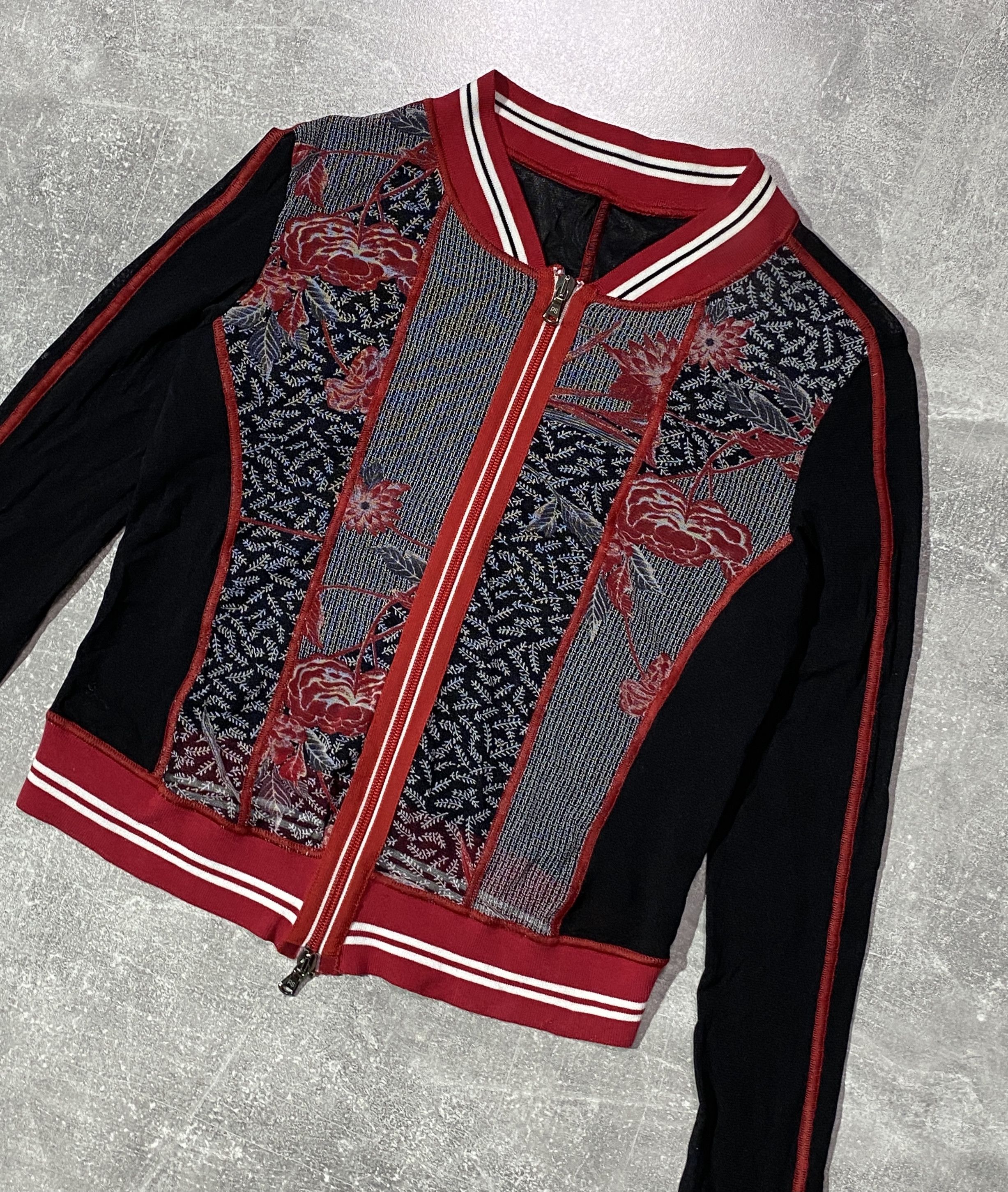 If Six Was Nine Vintage Y2K Mesh Womens Bomber Jacket Size S / US 4 / IT 40 - 2 Thumbnail