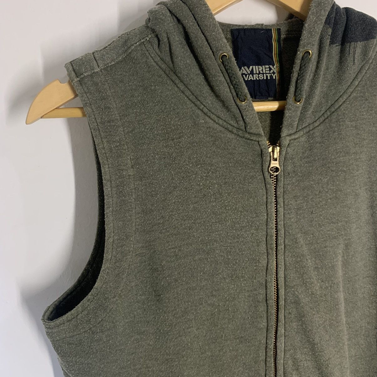 Avirex × Vintage Vintage Avirex Varsity Sleeveless Hoodie Size US M / EU 48-50 / 2 - 5 Thumbnail
