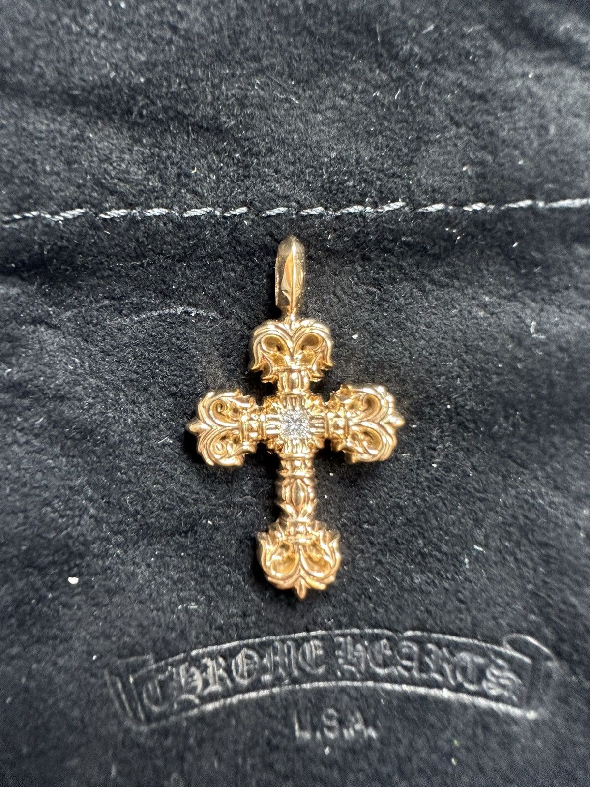 Chrome Hearts Chrome Hearts Filigree Cross Charm with Diamond Size ONE SIZE - 5 Thumbnail