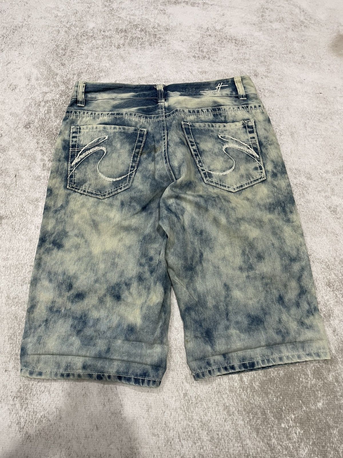 Hysteric Glamour × If Six Was Nine × Le Grande Bleu (L.G.B.) 2000s hanten japan acid wash jorts y2k style Size US 32 / EU 48 - 5 Thumbnail