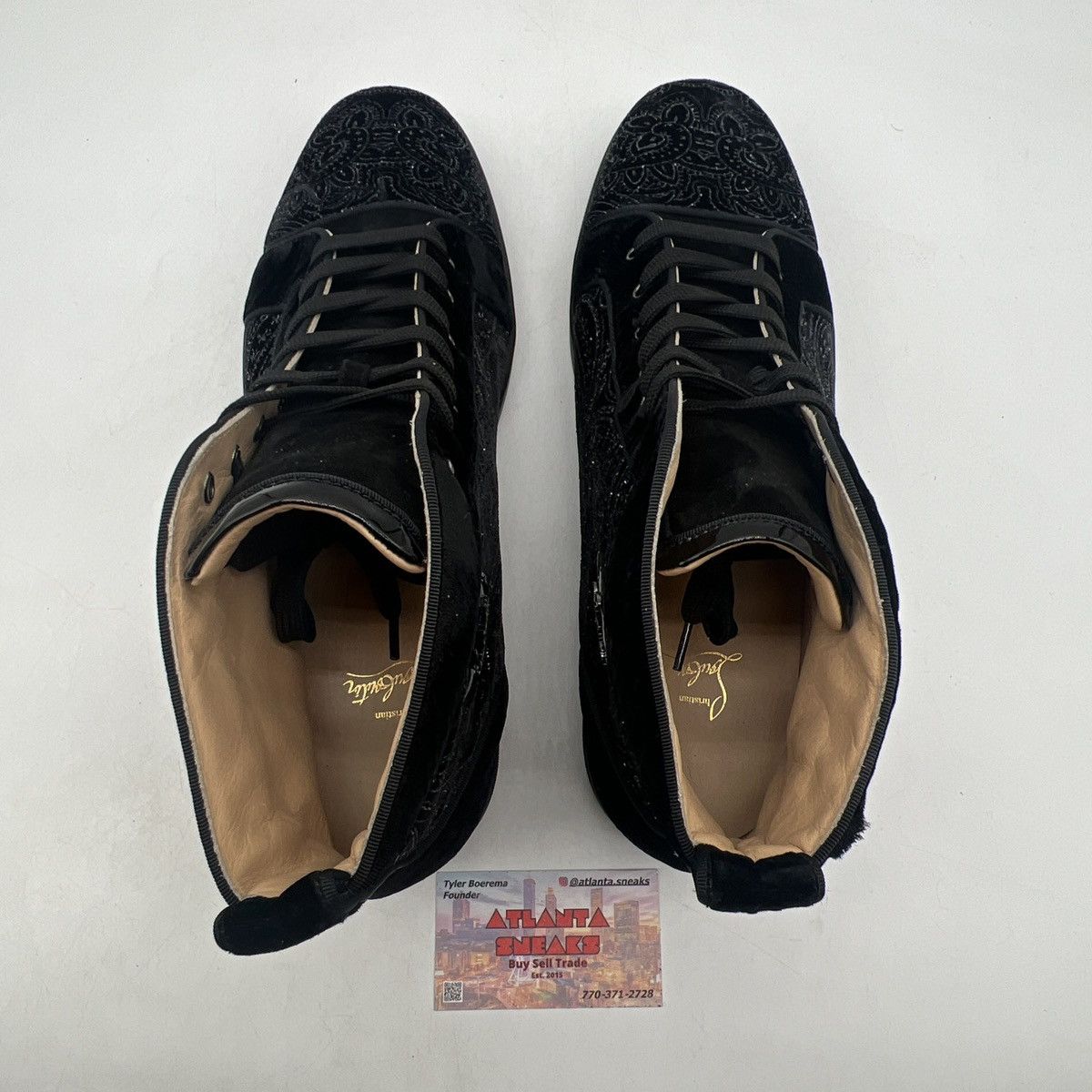 Louis Vuitton Christian Louboutin Louis Orlato High top sneakers Size US 13 / EU 46 - 6 Thumbnail