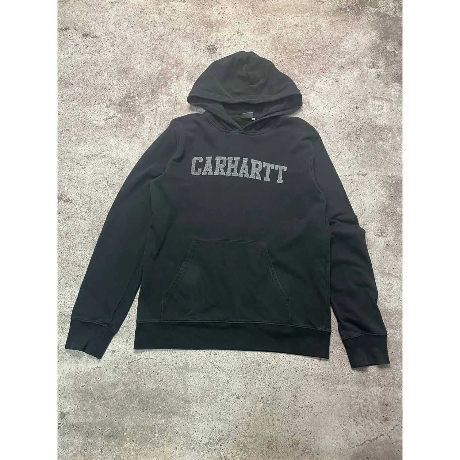 Carhartt Vintage Carhartt Hoodie Logo Sweatshirt Cotton College L Size US L / EU 52-54 / 3 - 1 Thumbnail