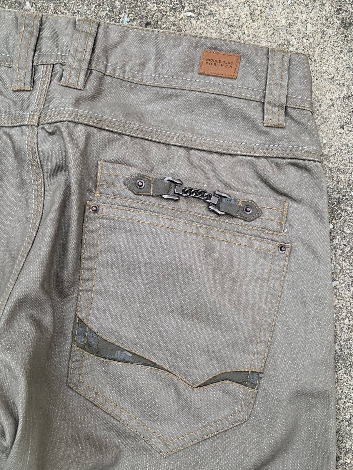 Nicole Club flare nicole club for men bootcut waxed pants Size US 32 / EU 48 - 14 Thumbnail