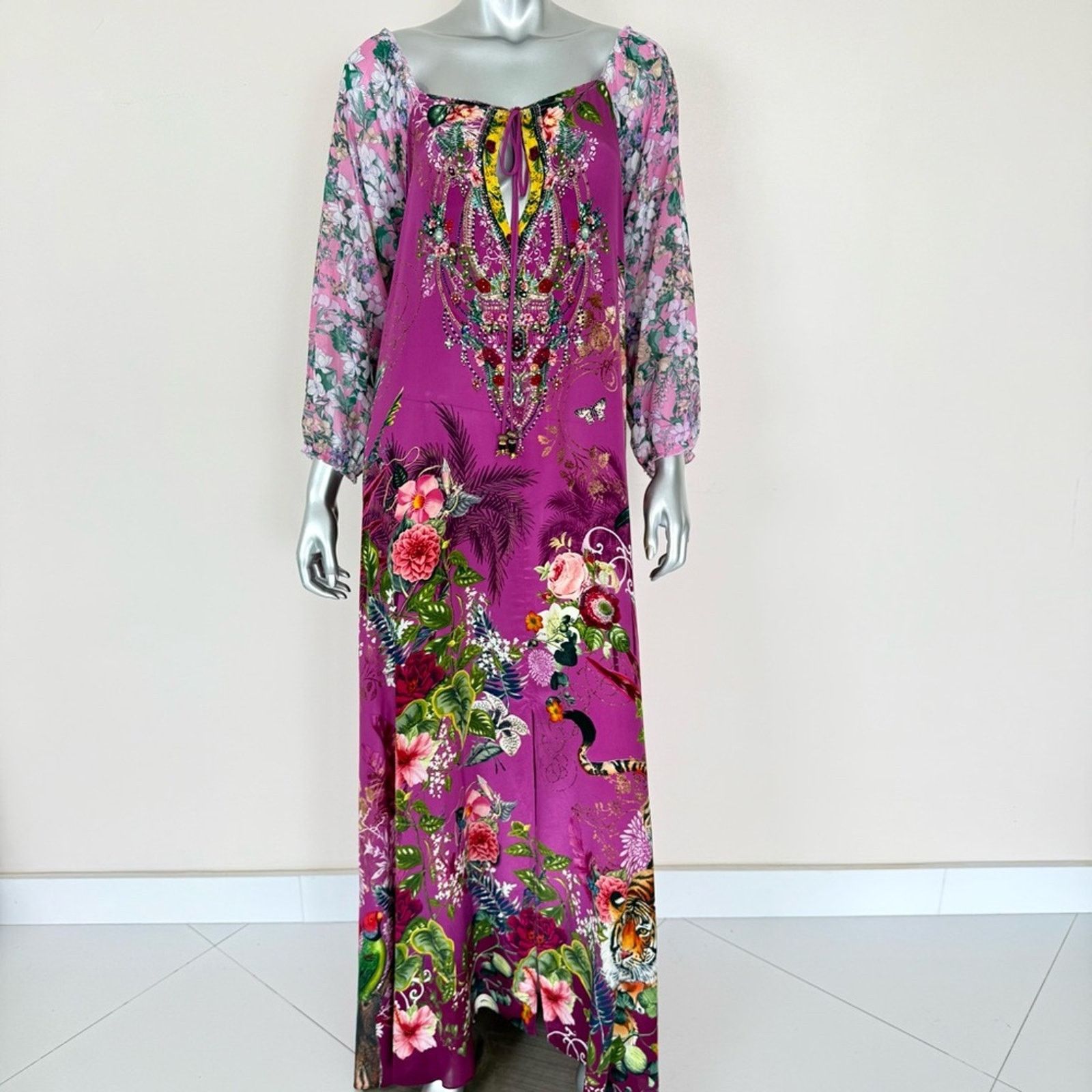 CAMILLA Camilla women long silk caftan One Size Authentic 850$ Size ONE SIZE - 1 Thumbnail