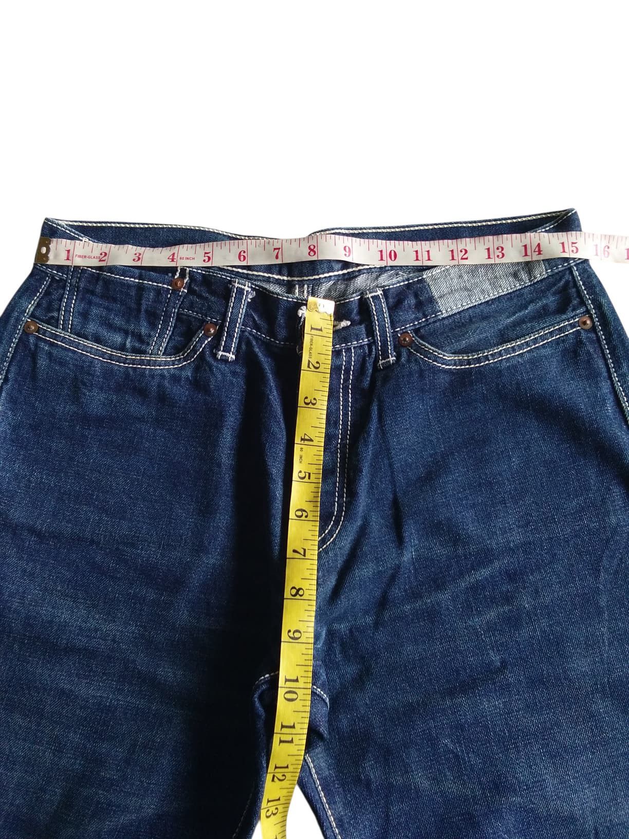 Japanese Brand RARE💥BURGLAR SELVEDGE BUCKLE BACK JAPANESE DENIM Size US 31 - 21 Thumbnail