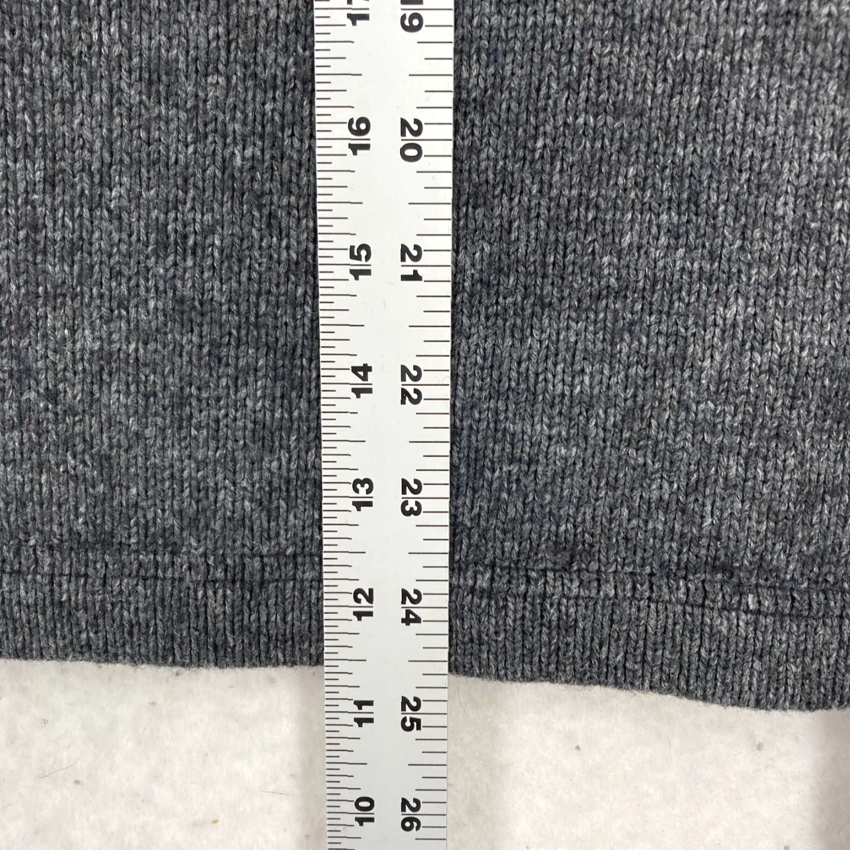 Abercrombie & Fitch VINTAGE Abercrombie & Fitch Wool 1/4 Zip Sweater Mens Large Gray Embroidered Size US L / EU 52-54 / 3 - 6 Thumbnail