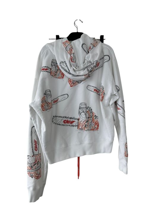 Off white discount chainsaw hoodie