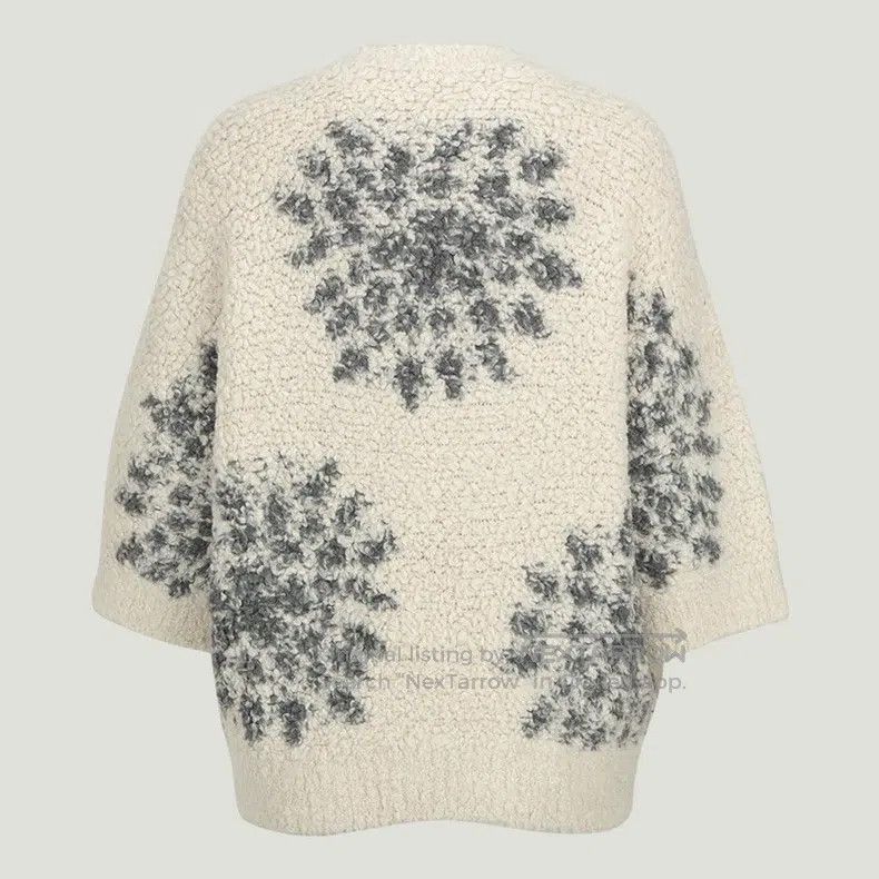 Brunello Cucinelli Brunello Cucinelli Lady's cashmere knit sweater with 3/4 s Size S / US 4 / IT 40 - 2 Thumbnail