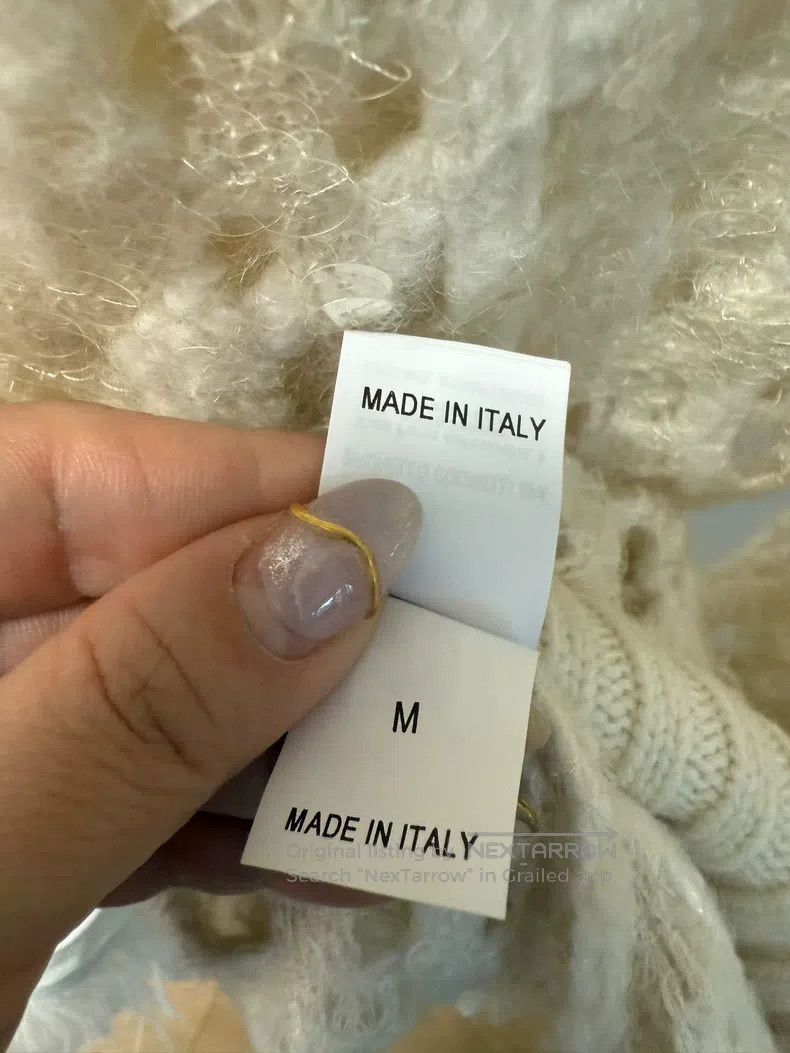 Brunello Cucinelli Brunello Cucinelli Heavy-duty embroidery bead crochet cash Size M / US 6-8 / IT 42-44 - 5 Thumbnail