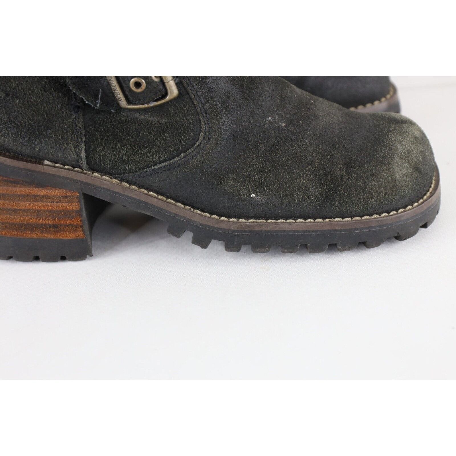 UNIONBAY × Vintage Vintage 90s Y2K Unionbay Chunky Suede Leather Platform Boots Size US 8.5 / IT 38.5 - 5 Thumbnail