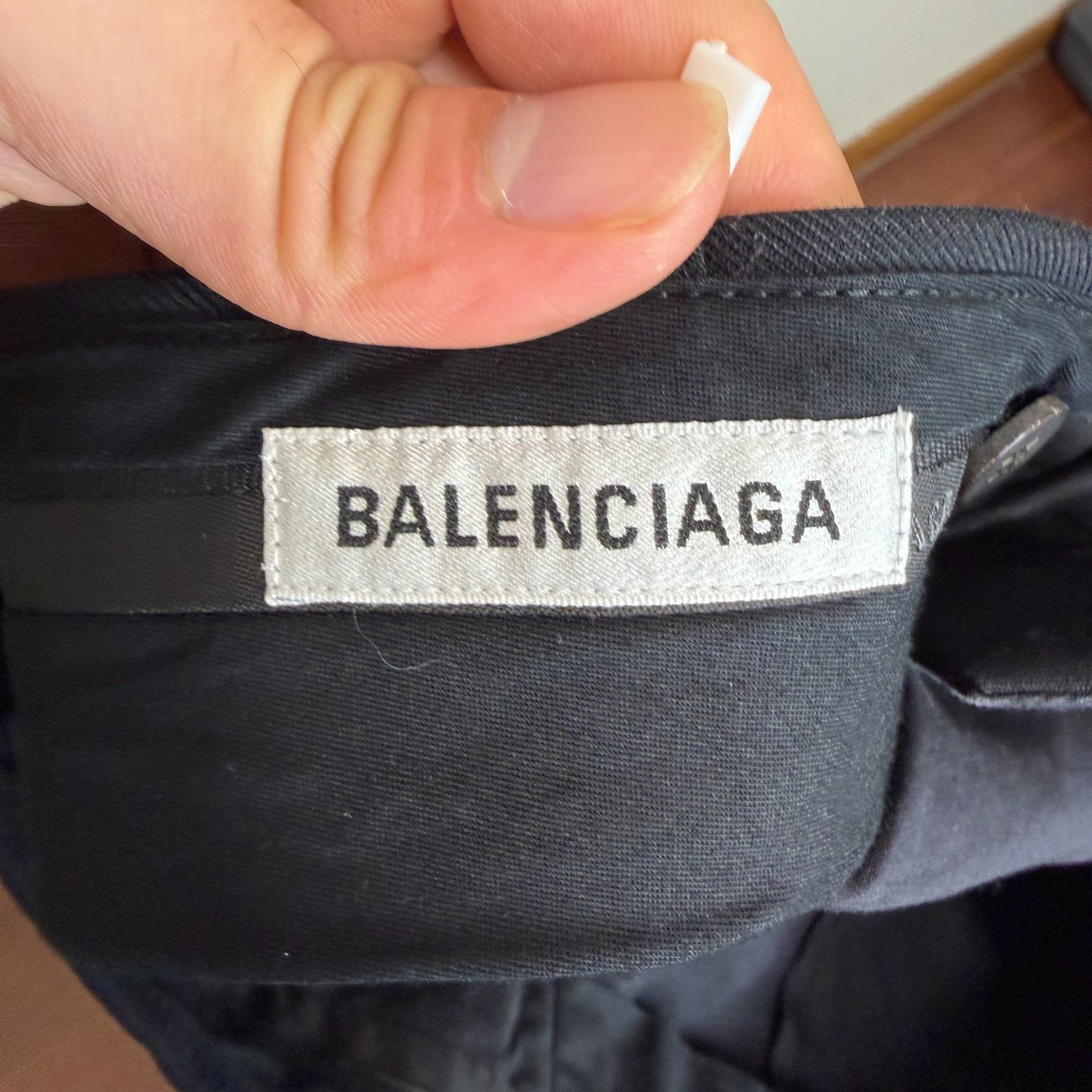 Balenciaga Balenciaga Black Tailored Trousers Size 36S - 3 Thumbnail