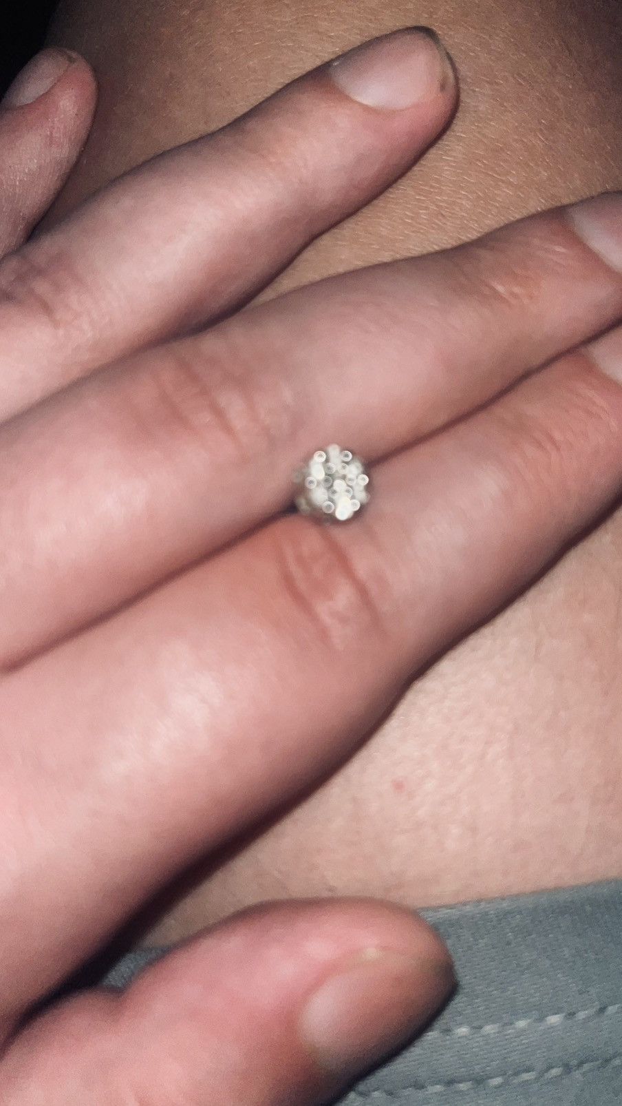 Diamond Supply Co. .5 ct diamond cluster single stud Size 38 - 2 Thumbnail