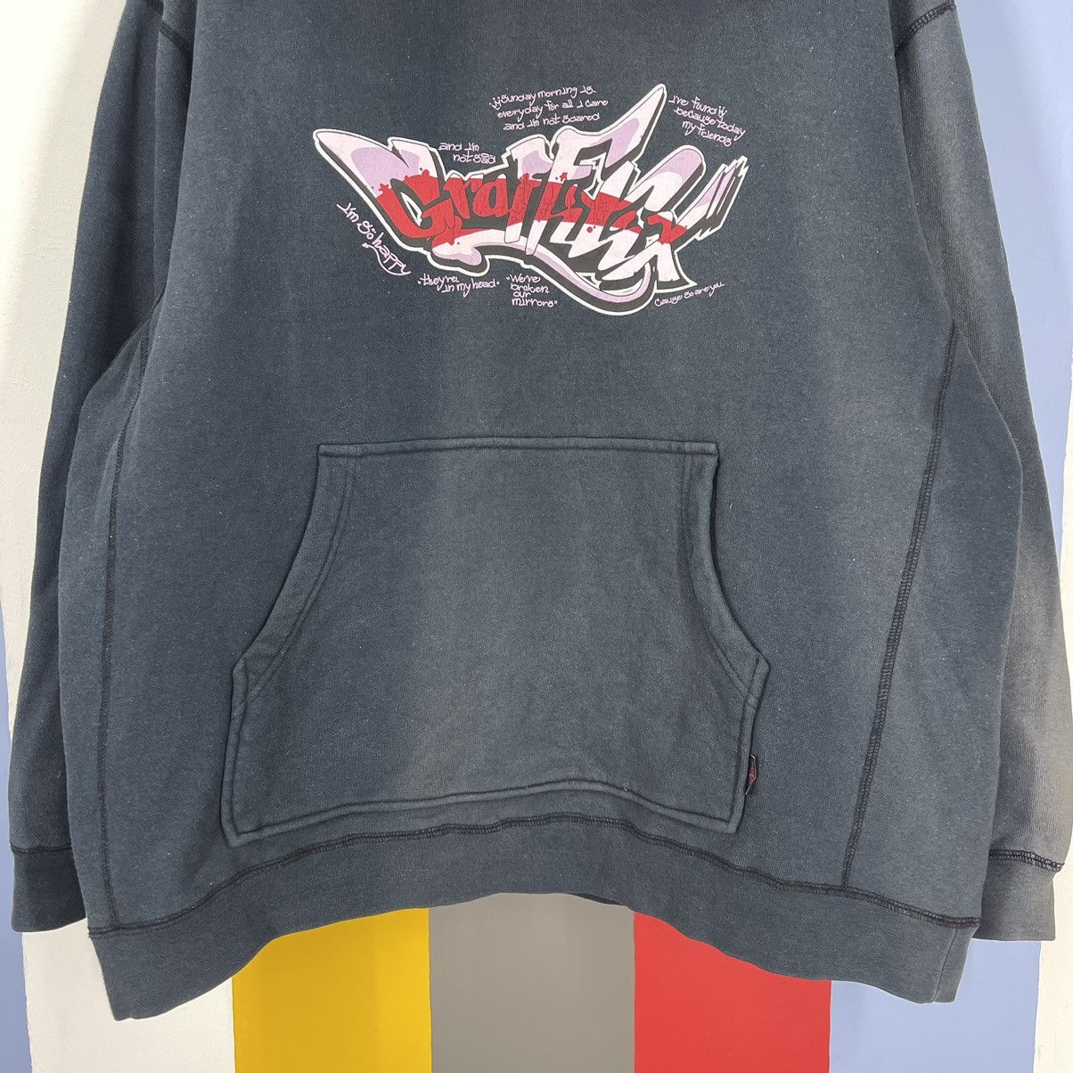 Other HOME BOLD Graffiti Hoodie Pullover #1926/10 Size US XL / EU 56 / 4 - 3 Thumbnail