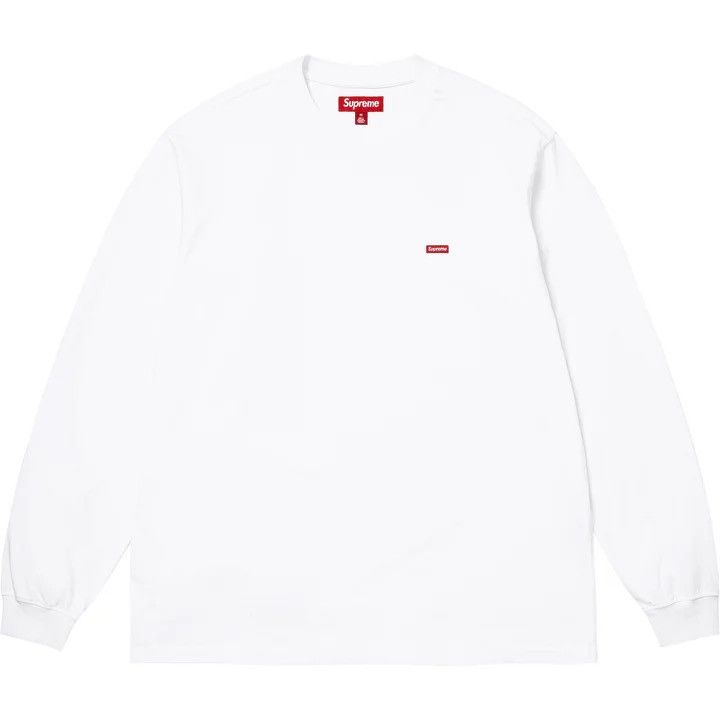 Supreme Supreme Small Box Logo Long Sleeve Tee White SS26 Size M DS Size US M / EU 48-50 / 2 - 1 Thumbnail