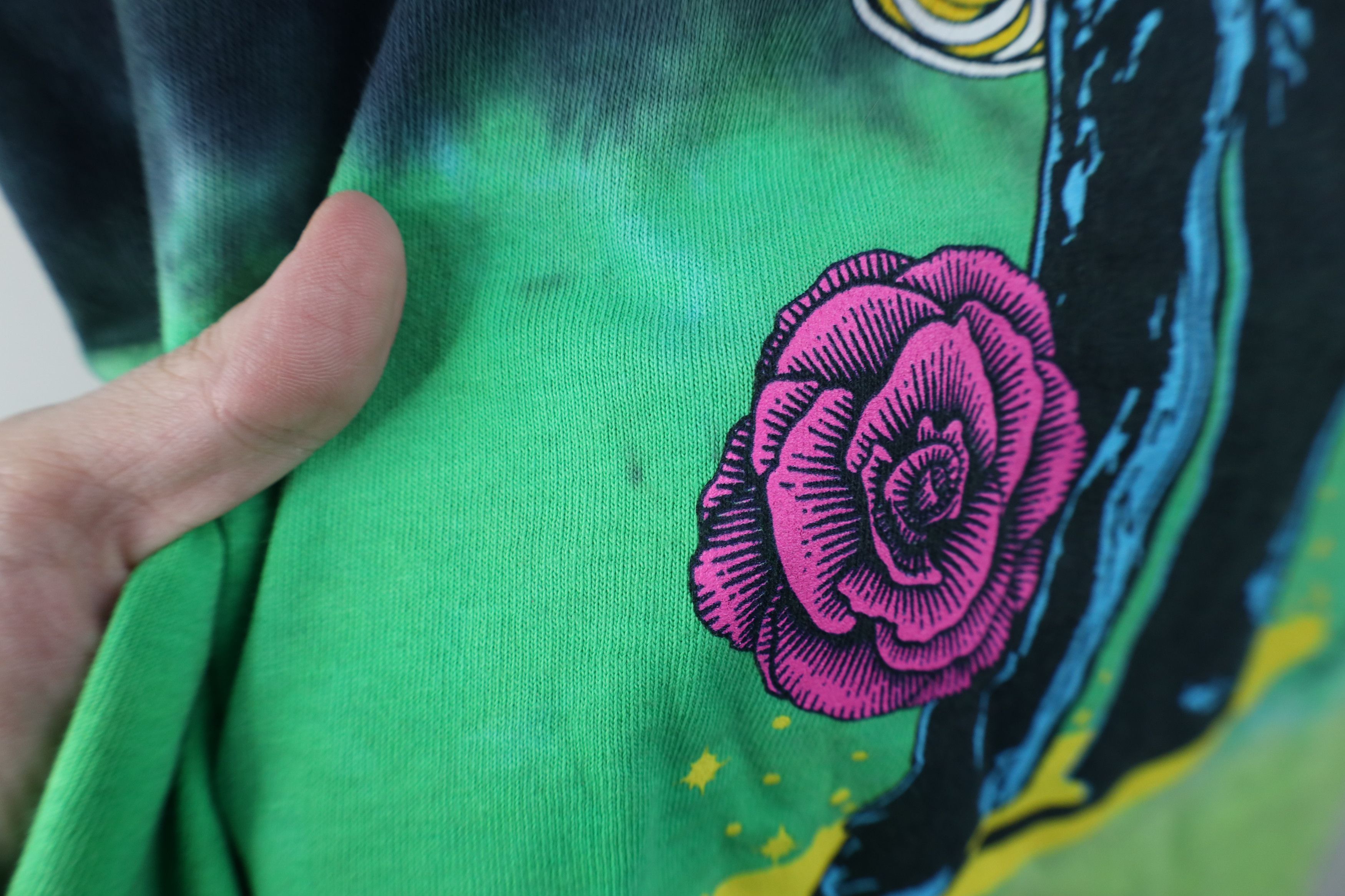 Liquid Blue Y2K Liquid Blue Wash Jimi Hendrix Band T-Shirt Moon Flower Size US L / EU 52-54 / 3 - 7 Thumbnail