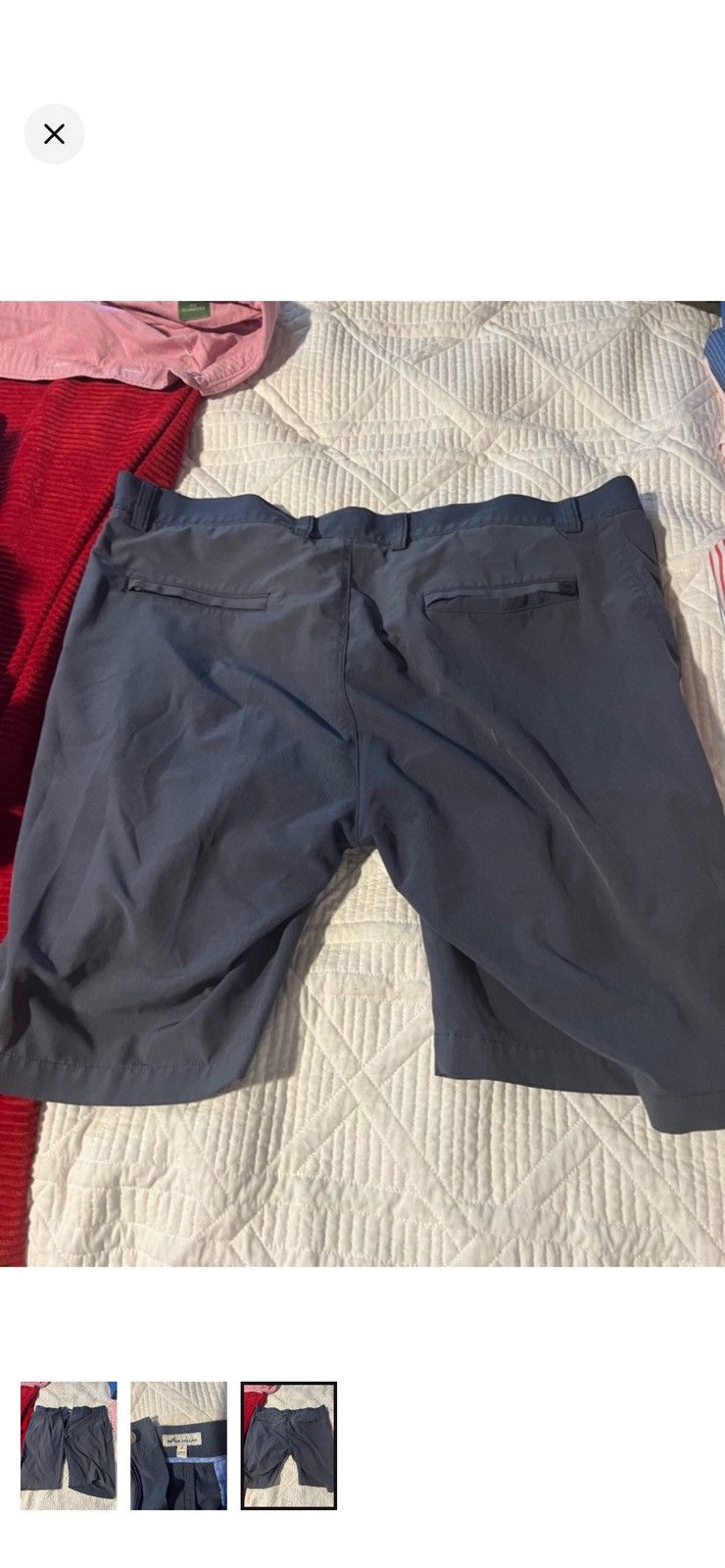 Peter Millar Peter Millar Navy Shorts Size US 35 - 3 Thumbnail