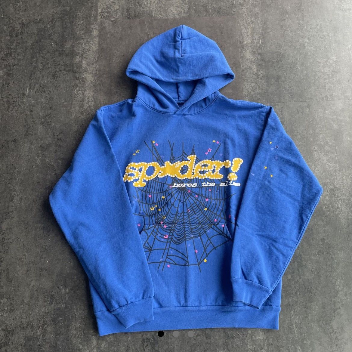 Designer Sp5der TC blue hoodie Size US S / EU 44-46 / 1 - 1 Preview
