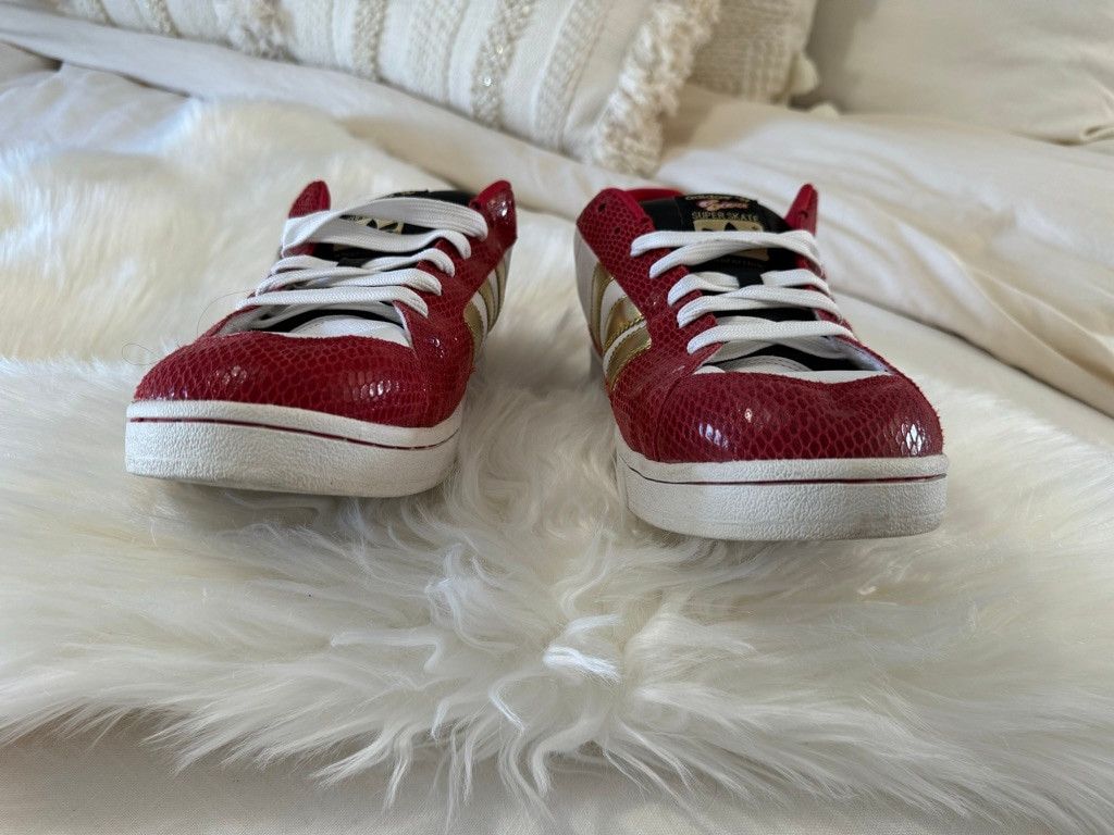 Adidas Adidas Super Skate | Red Gold Science Sneakers | Size 11.5 Size US 11.5 / EU 44-45 - 6 Thumbnail