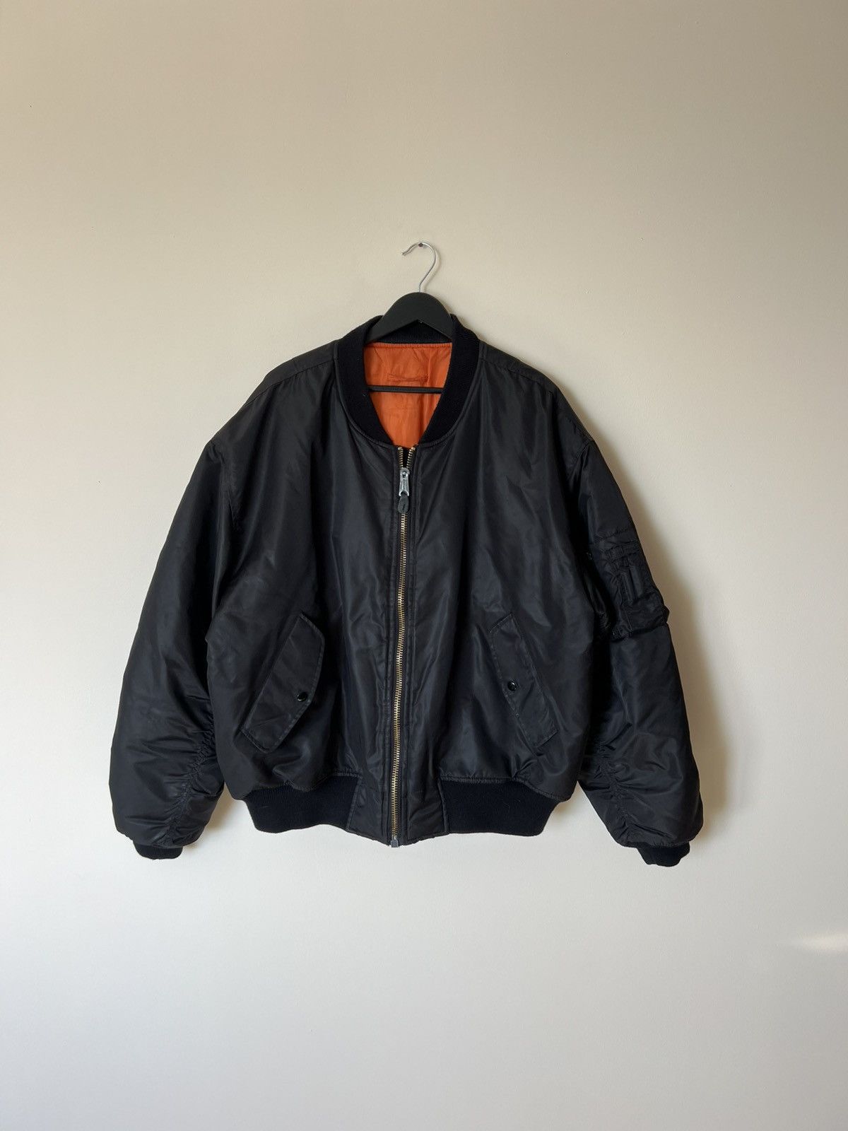 Vintage Japanese Brand Bomber Jacket ma 1 balenciaga style Y2K Style Size US XL / EU 56 / 4 - 1 Thumbnail