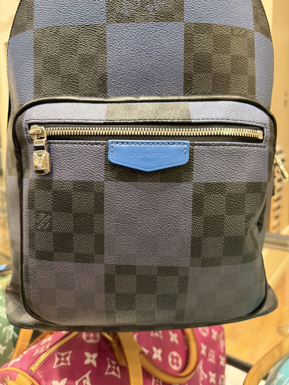 Louis Vuitton Louis Vuitton Josh Backpack Damier Pixel Cobalt Size ONE SIZE - 2 Thumbnail