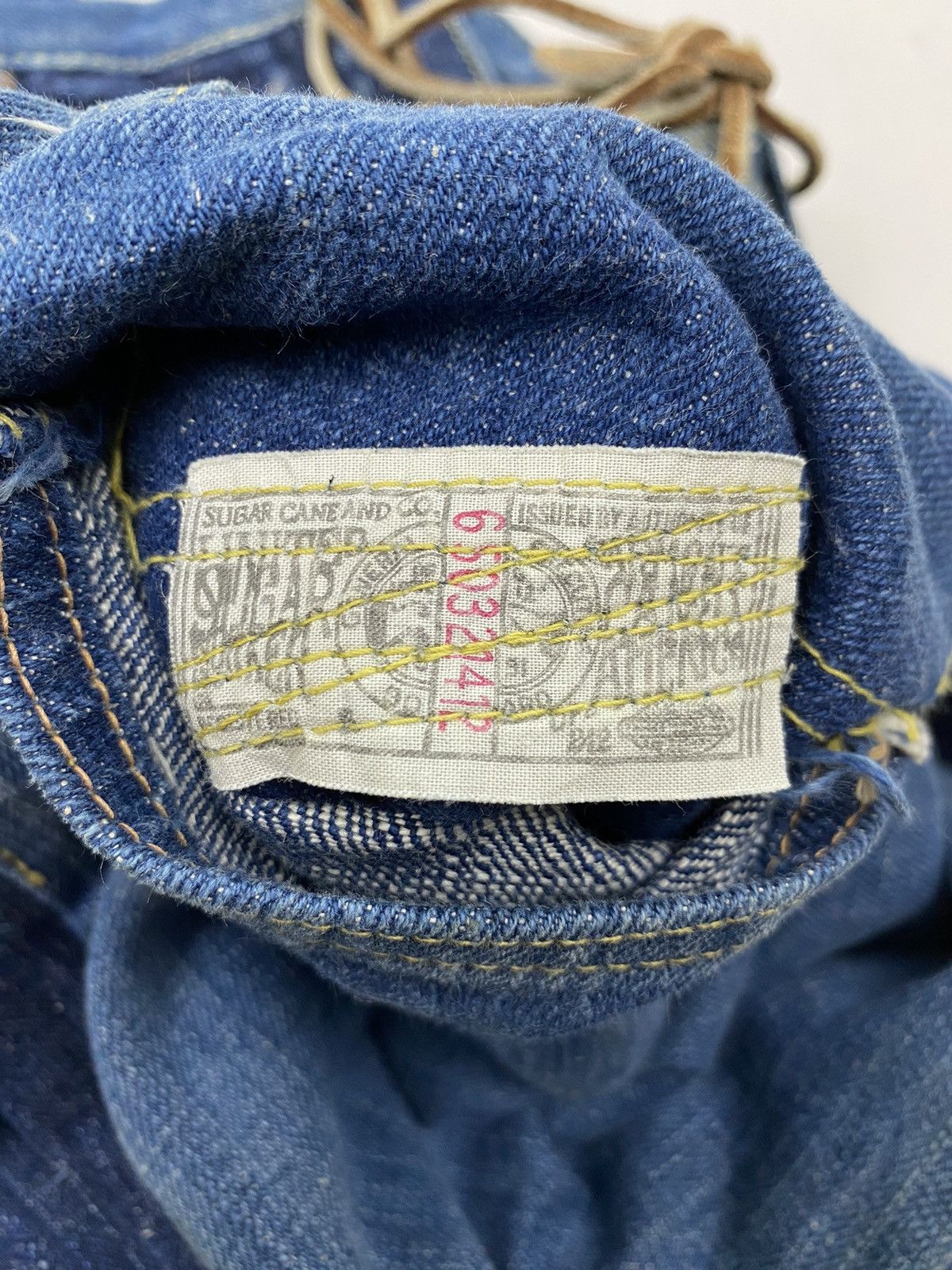 Sugar Cane Mihara Yasuhiro X Sugar Cane Selvedge Hybrid Flare Denim Size US 30 / EU 46 - 20 Thumbnail