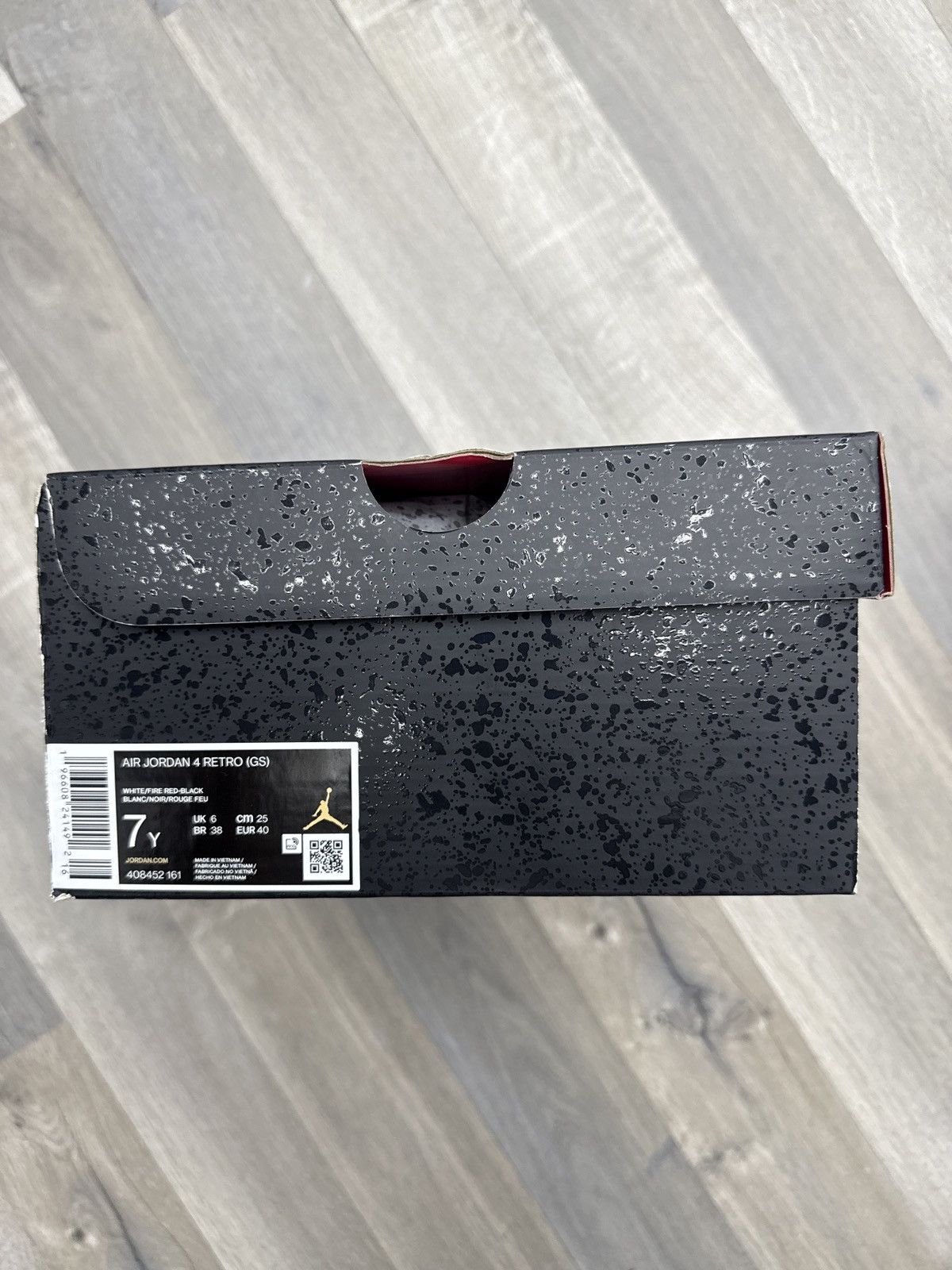 Jordan Brand Jordan 4 Retro Red Cement (GS) Size US 7 / EU 40 - 7 Thumbnail