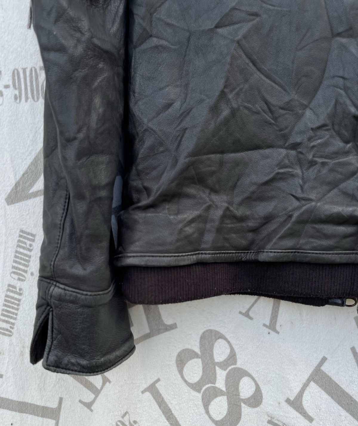 14th Addiction 🔥Vintage Luva Tram Sheep Leather Bikers Jacket Size US XS / EU 42 / 0 - 12 Thumbnail