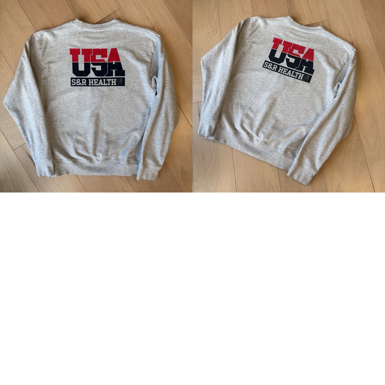 Sporty & Rich Sporty & Rich Sweatshirt Women’s Small Gray Athletic Logo Sweatshirt Size S / US 4 / IT 40 - 8 Thumbnail