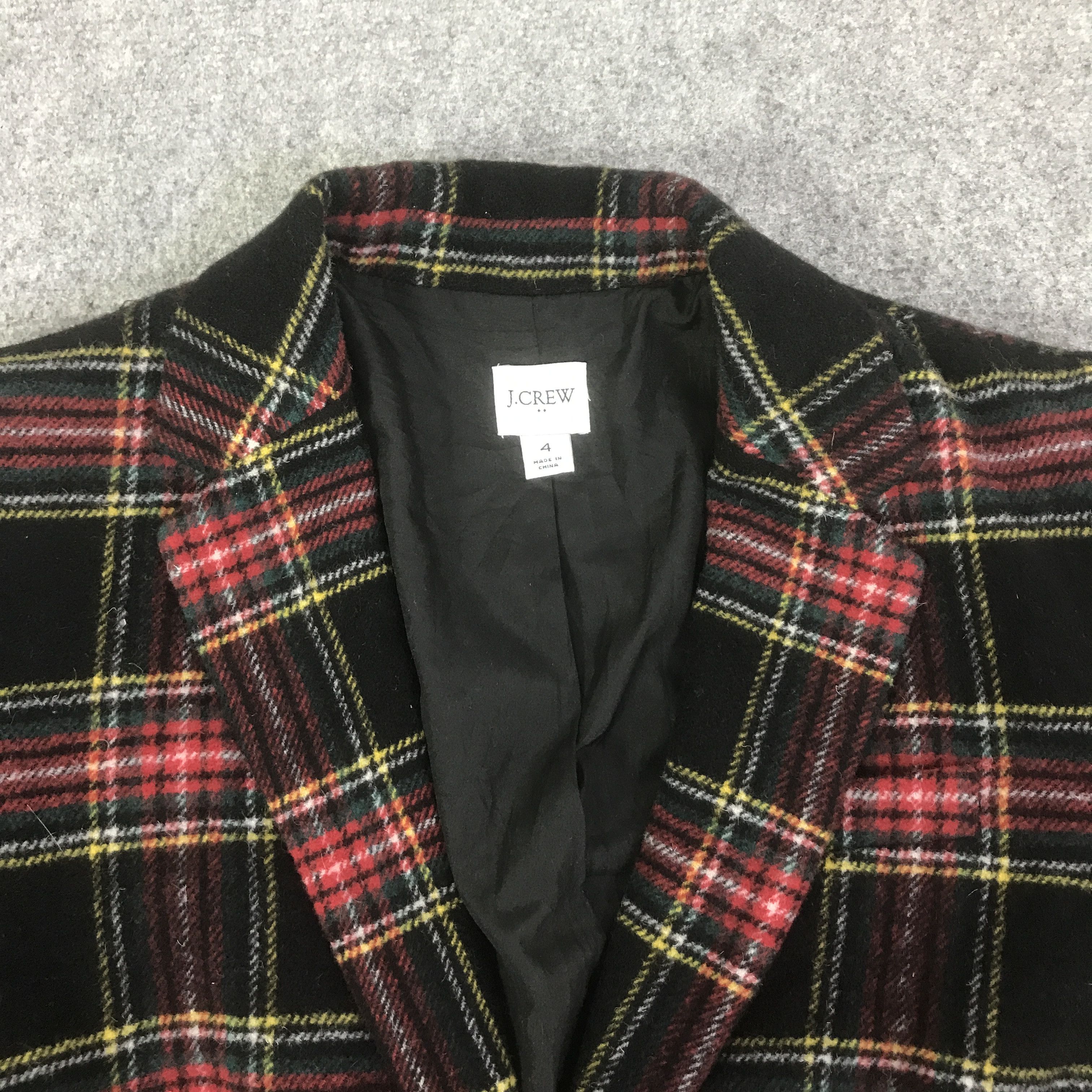 J.Crew J.CREW TARTAN DESIGN BLAZER COAT JACKET K127B19 Size US M / EU 48-50 / 2 - 7 Thumbnail
