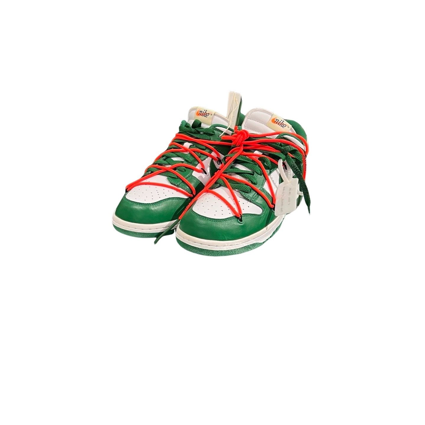 Nike Nike x Off-White Dunk Low Pine Green Size 10 Size US 10 / EU 43 - 1 Thumbnail
