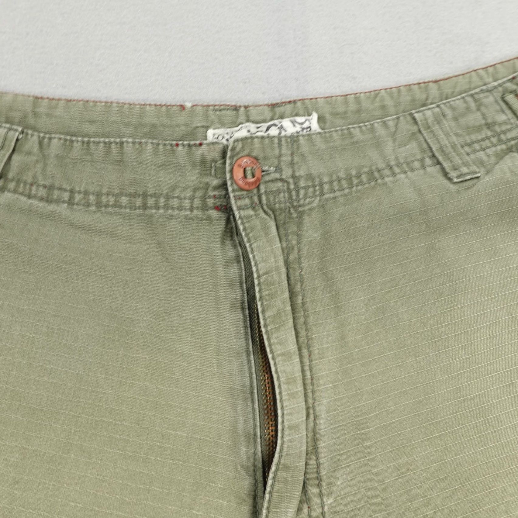 Billabong VINTAGE Billabong Cargo Shorts Men 38 Green Ripstop Casual Skate Baggy Y2K Size US 38 / EU 54 - 2 Thumbnail