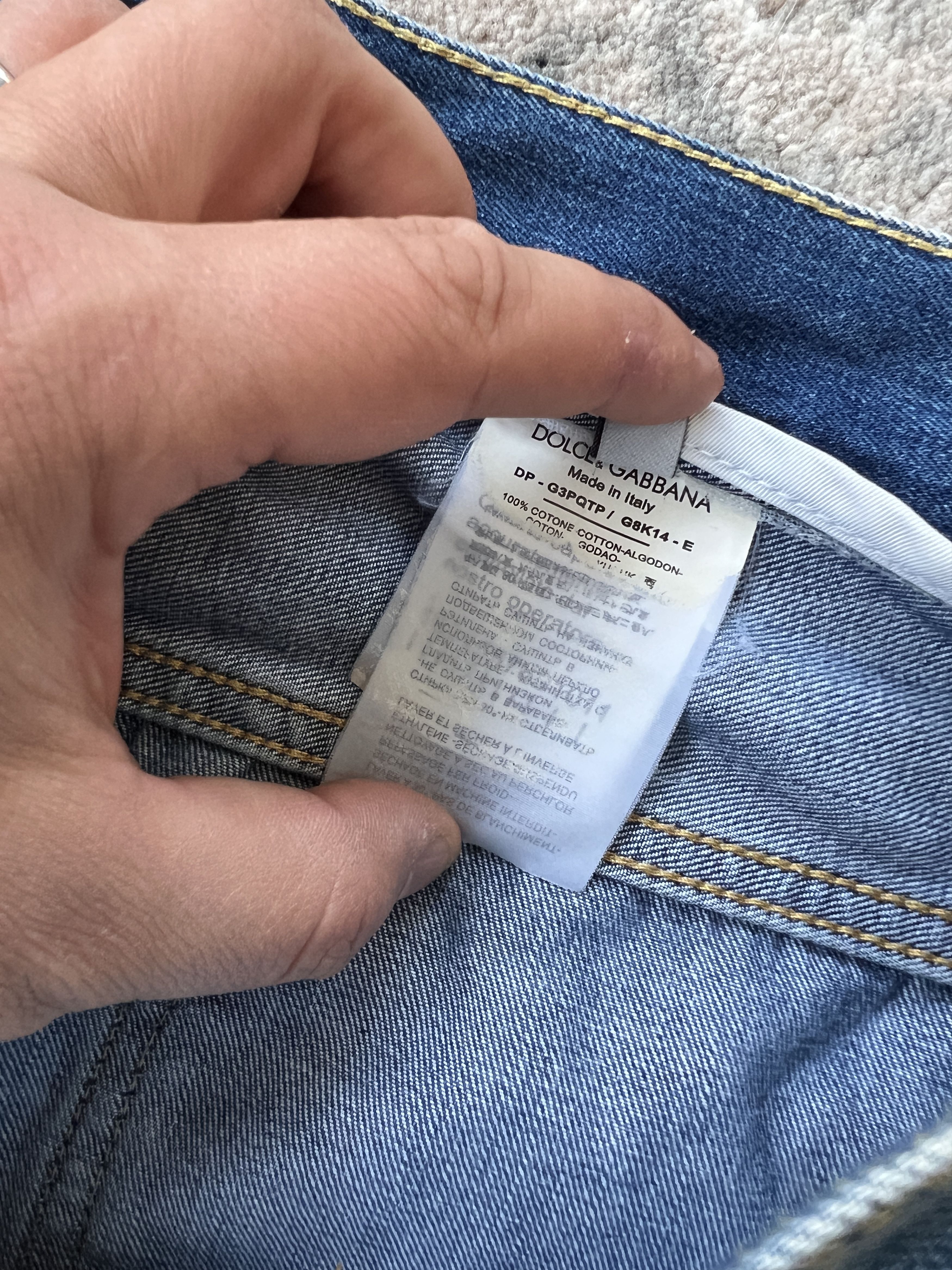 Dolce & Gabbana Dolce & Gabbana Denim Pants Size US 31 - 6 Thumbnail