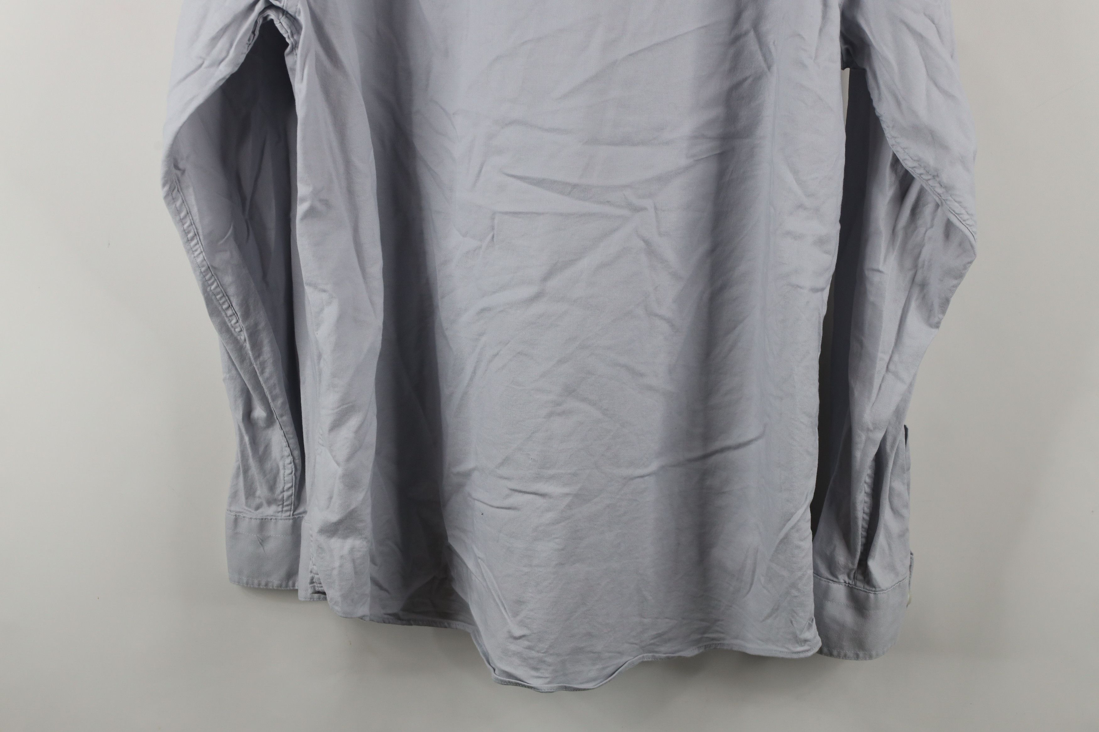 Vintage Linksoul Long Sleeve Oxford Collared Button Down Shirt Gray Size US XL / EU 56 / 4 - 12 Thumbnail