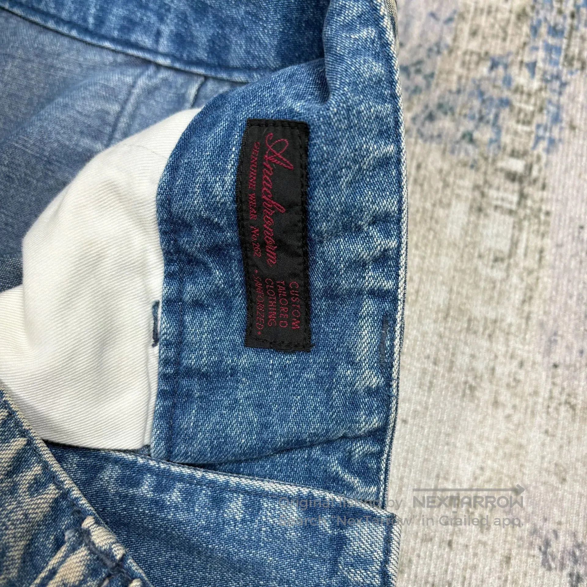 ANACHRONORM ANACHRONORM Japanese Washed Denim Jeans. Size US 32 / EU 48 - 4 Thumbnail