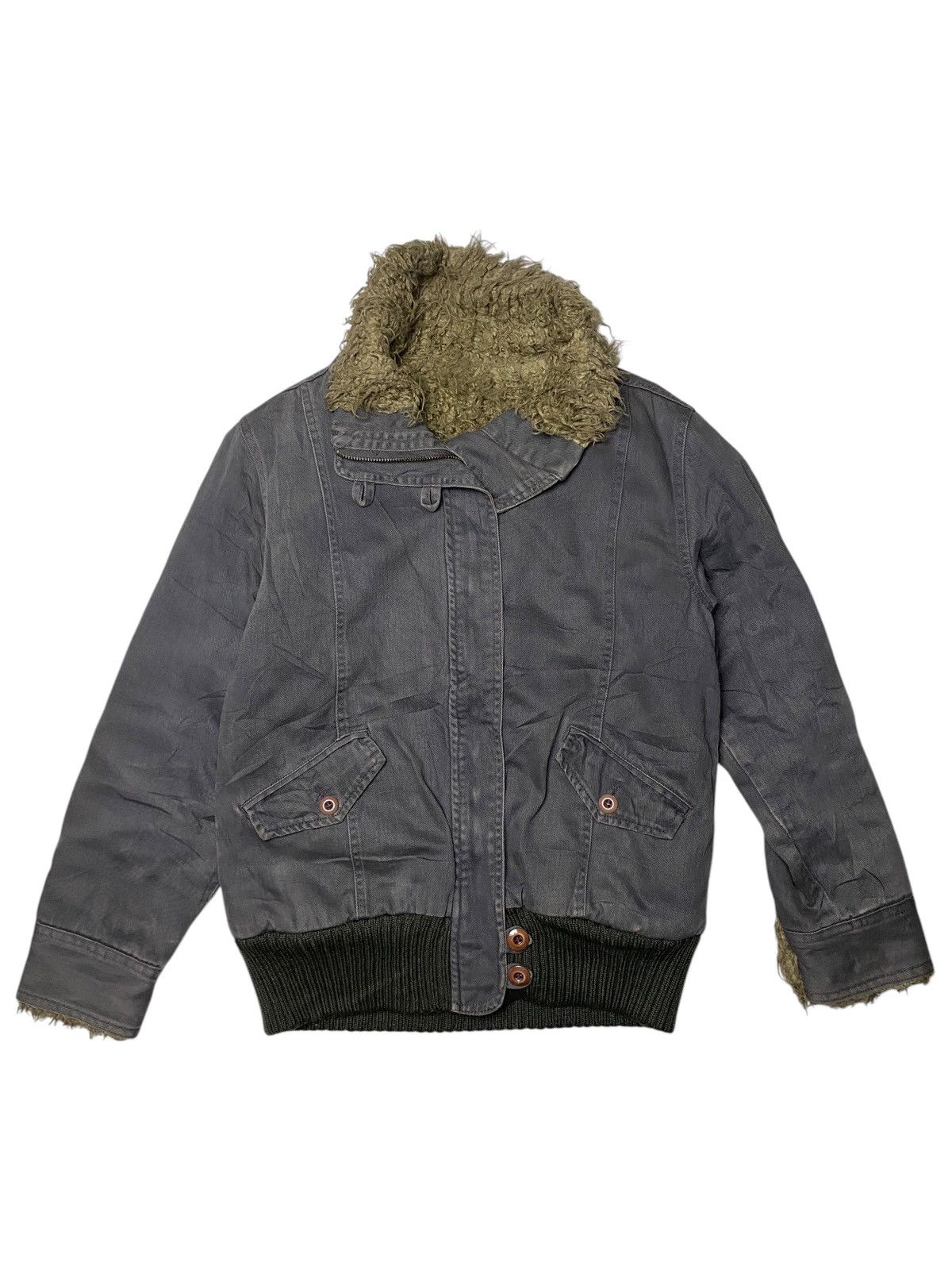 If Six Was Nine 2000's Ag Plus Fur Jacket Size US M / EU 48-50 / 2 - 2 Thumbnail
