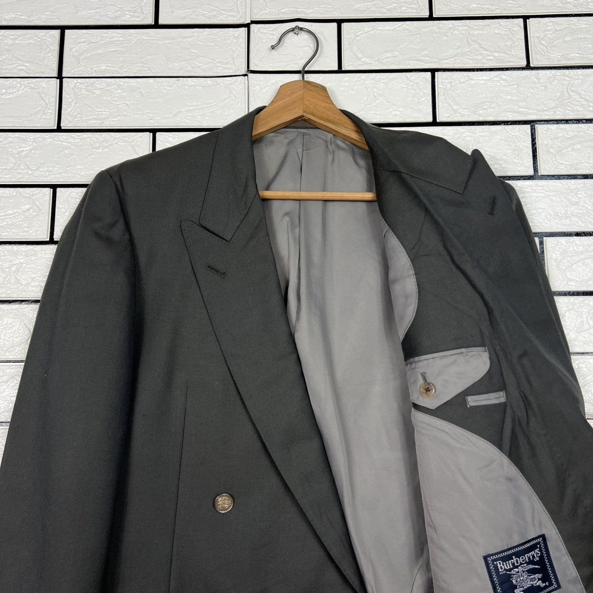 Burberry Vintage 90's BURBERRYS Wool & Mohair Blazer #4055-C184 Size 42R - 9 Thumbnail