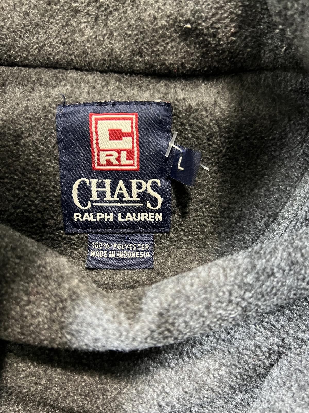 Chaps Ralph Lauren Vintage Chaps Ralph Lauren Grey Full-Zip Fleece Jacket Large Size US L / EU 52-54 / 3 - 3 Thumbnail