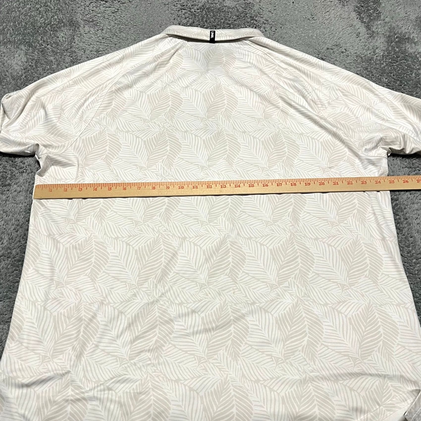 Vintage UNRL Polo Shirt Mens XXL Beige Floral All Over Print Performance Stretch Shirt Men 2XL Beige Floral All Over Print Mens XXL UNRL Polo Shirt Size US XXL / EU 58 / 5 - 6 Thumbnail