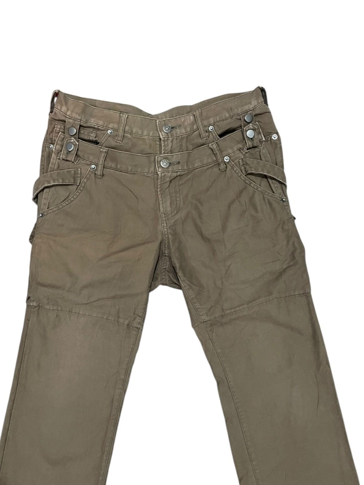If Six Was Nine PPFM Double Waist Punk Rock Pants Size US 32 / EU 48 - 8 Thumbnail
