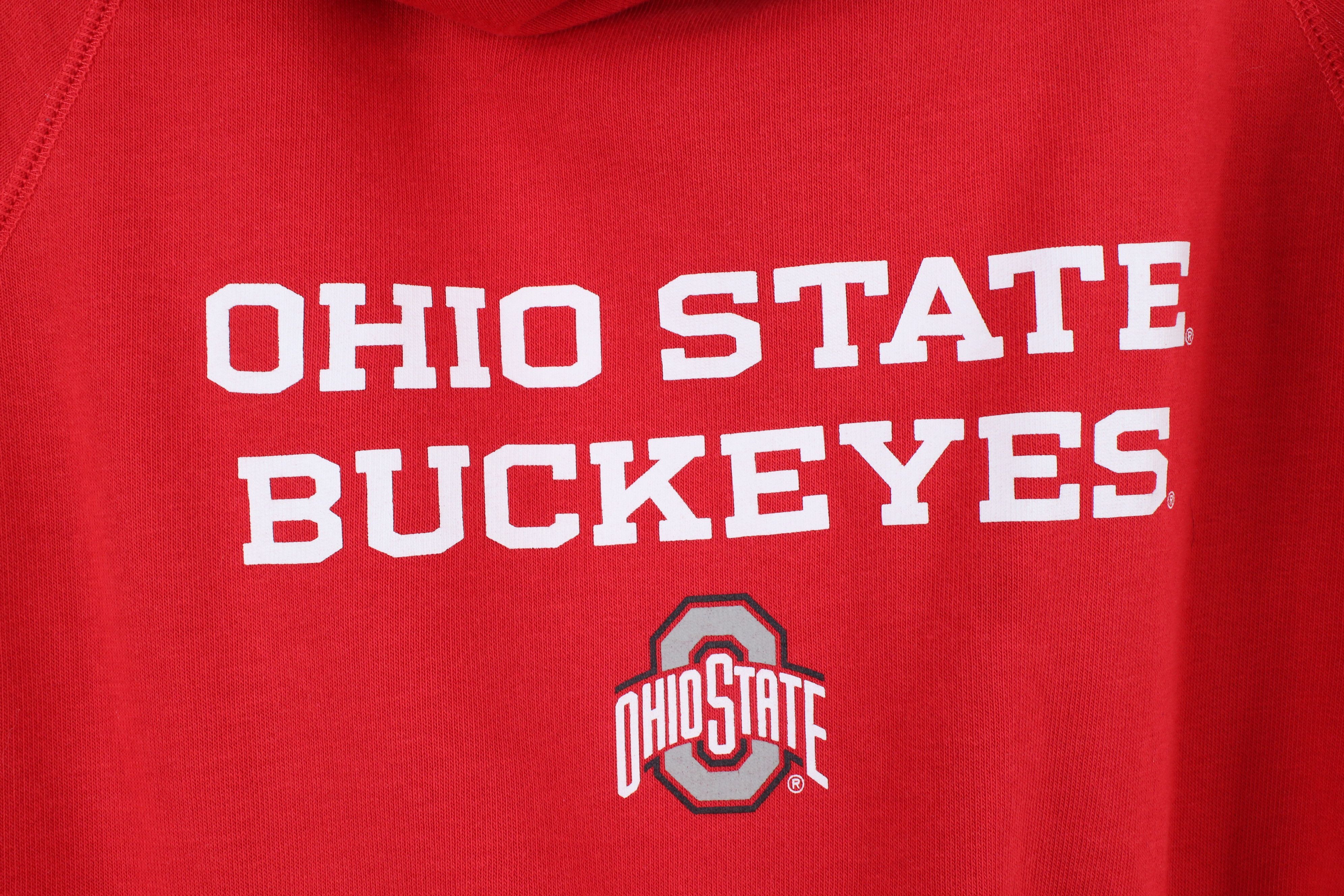 Nike × Vintage Nike Out Ohio State University Funnel Neck Hoodie Sweatshirt Size S / US 4 / IT 40 - 8 Thumbnail