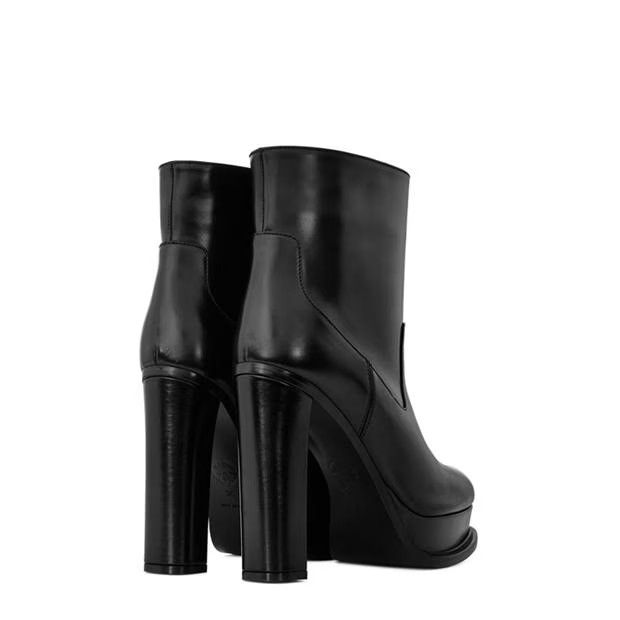 Alexander McQueen o1g2r1mq0824 Platform Boots in Black Size US 8 / IT 38 - 4 Thumbnail