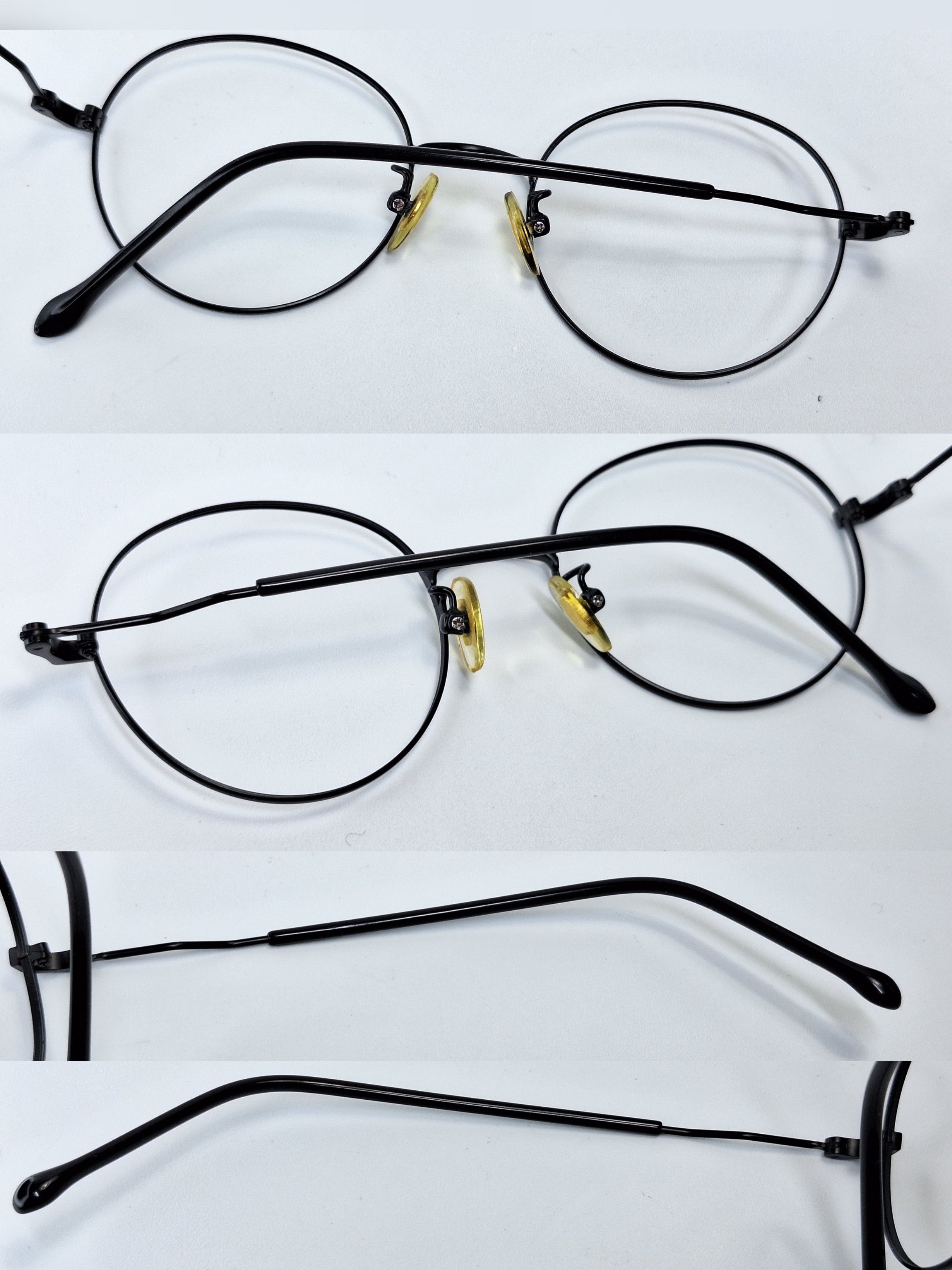 Other Japan Vintage Sabae 7g Beta Titanium Round Eyeglass Frame Size ONE SIZE - 4 Thumbnail